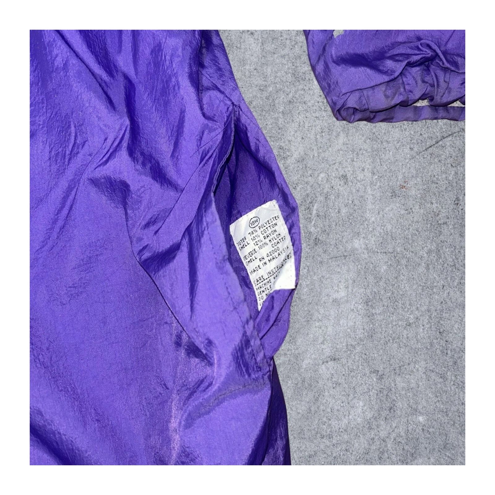 Vintage Vintage Westside Connection Reversible Jacket Gray Purple Wo Size US XL / EU 56 / 4 - 6 Thumbnail