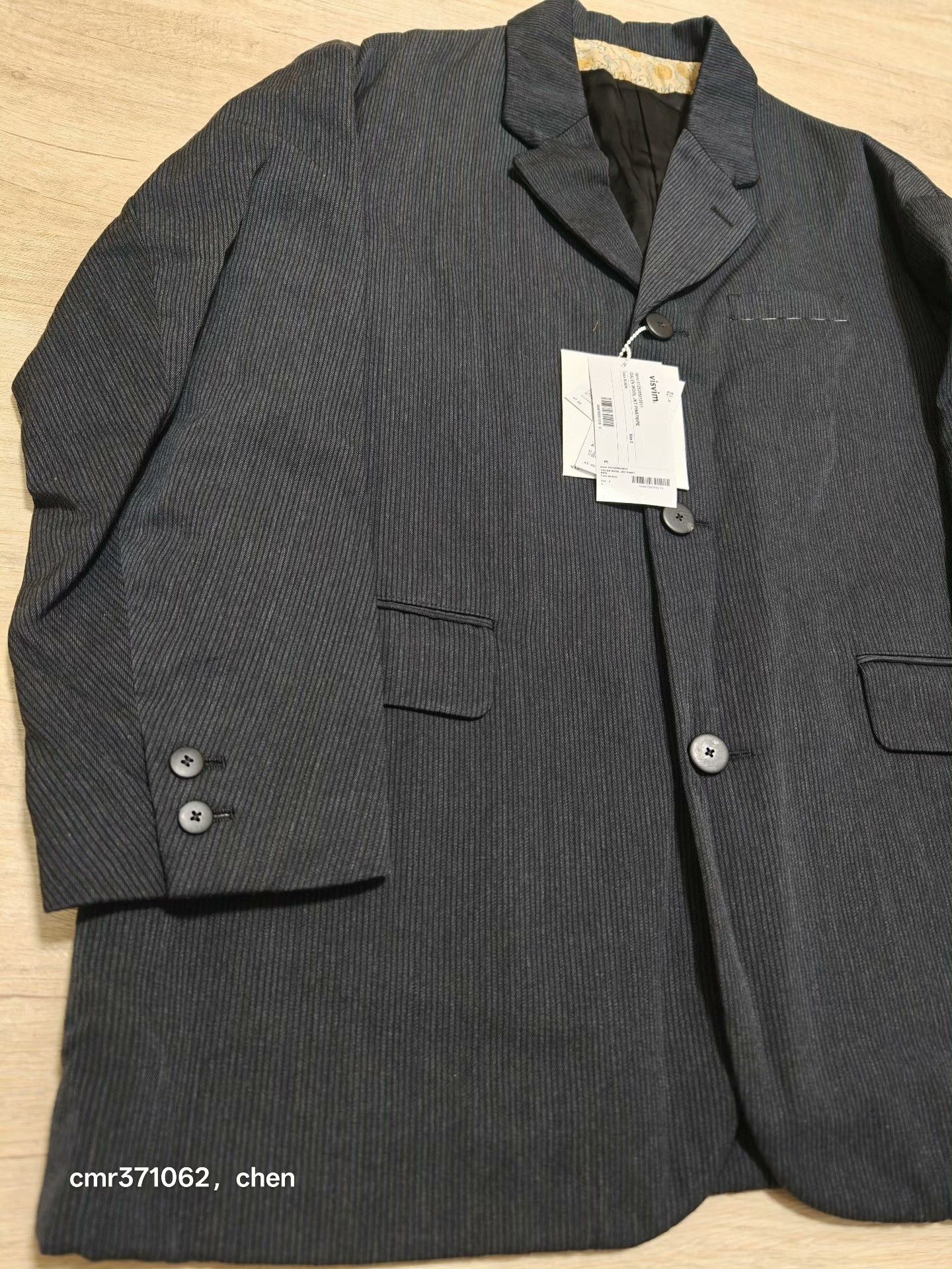Visvim VISVIM 25AW GALEN WOOL PINSTRIPE JKT Size US M / EU 48-50 / 2 - 2 Thumbnail