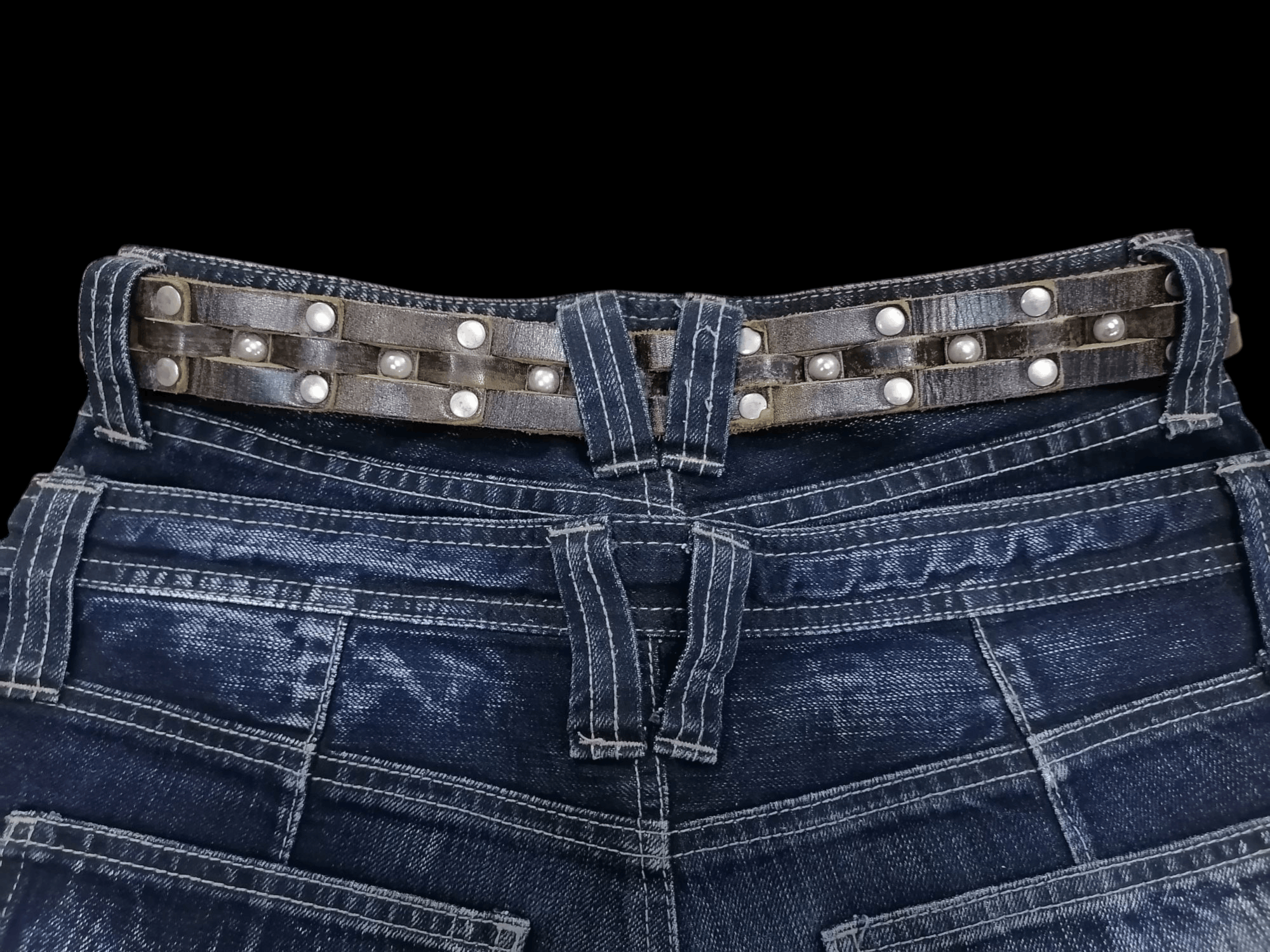 14th Addiction × Hysteric Glamour × If Six Was Nine Japan Leather Craft Studded Leather Belts Size ONE SIZE - 4 Thumbnail