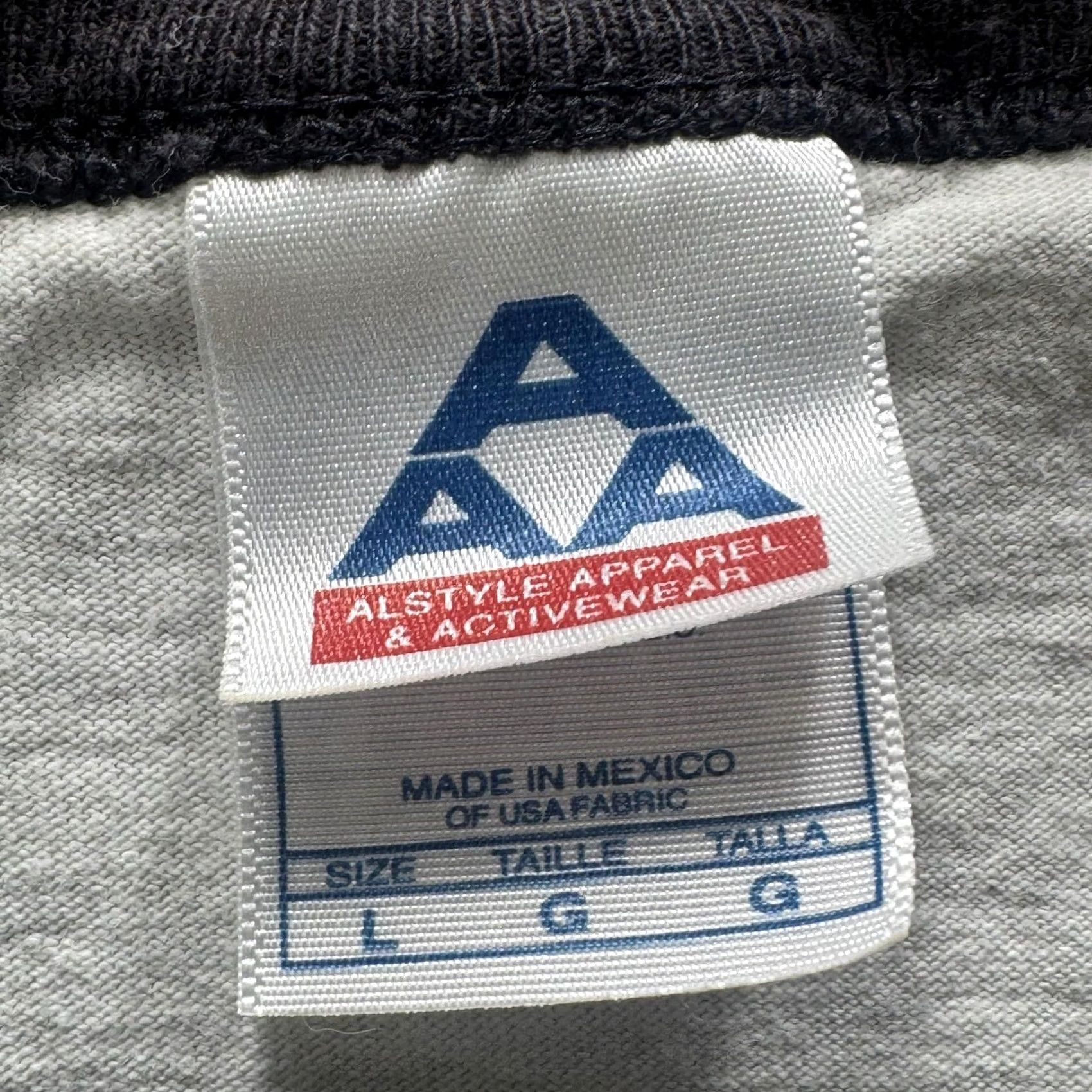 Logo 7 VINTAGE Genentech Logo Ringer Crewneck Cotton Jersey Alstyle Shirt Mens L White Size US L / EU 52-54 / 3 - 6 Thumbnail