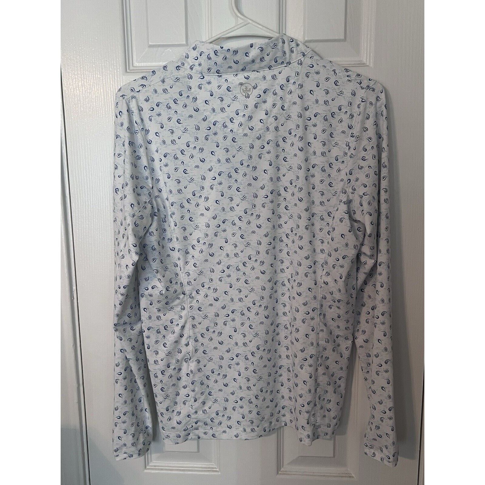 Peter Millar Peter Millar Women’s Paisley S Wicking 50 + UPF Full Zip Size S / US 4 / IT 40 - 3 Thumbnail