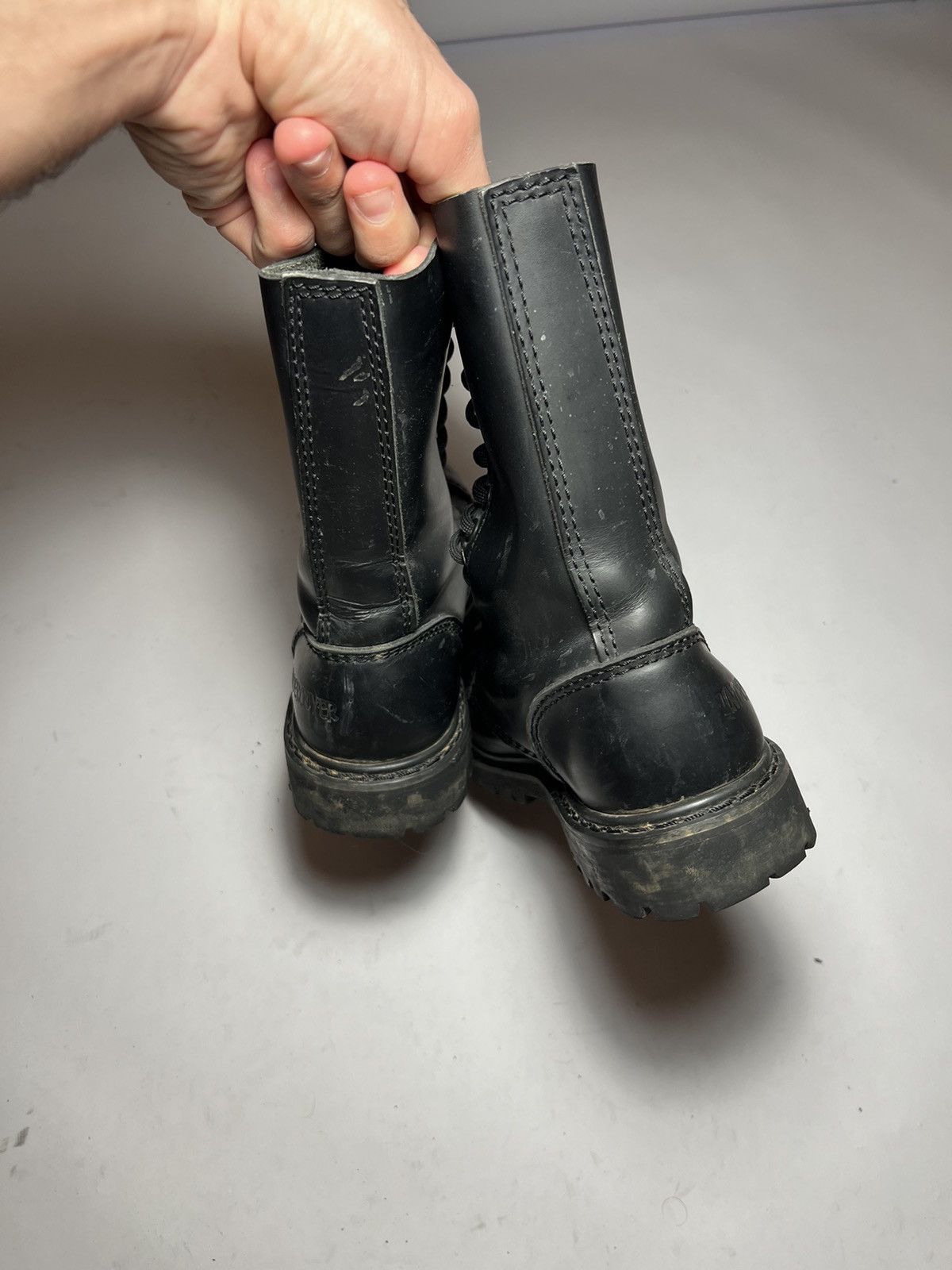 Leather Vintage avant garde undercover leather boots Size US 7 / EU 40 - 4 Thumbnail