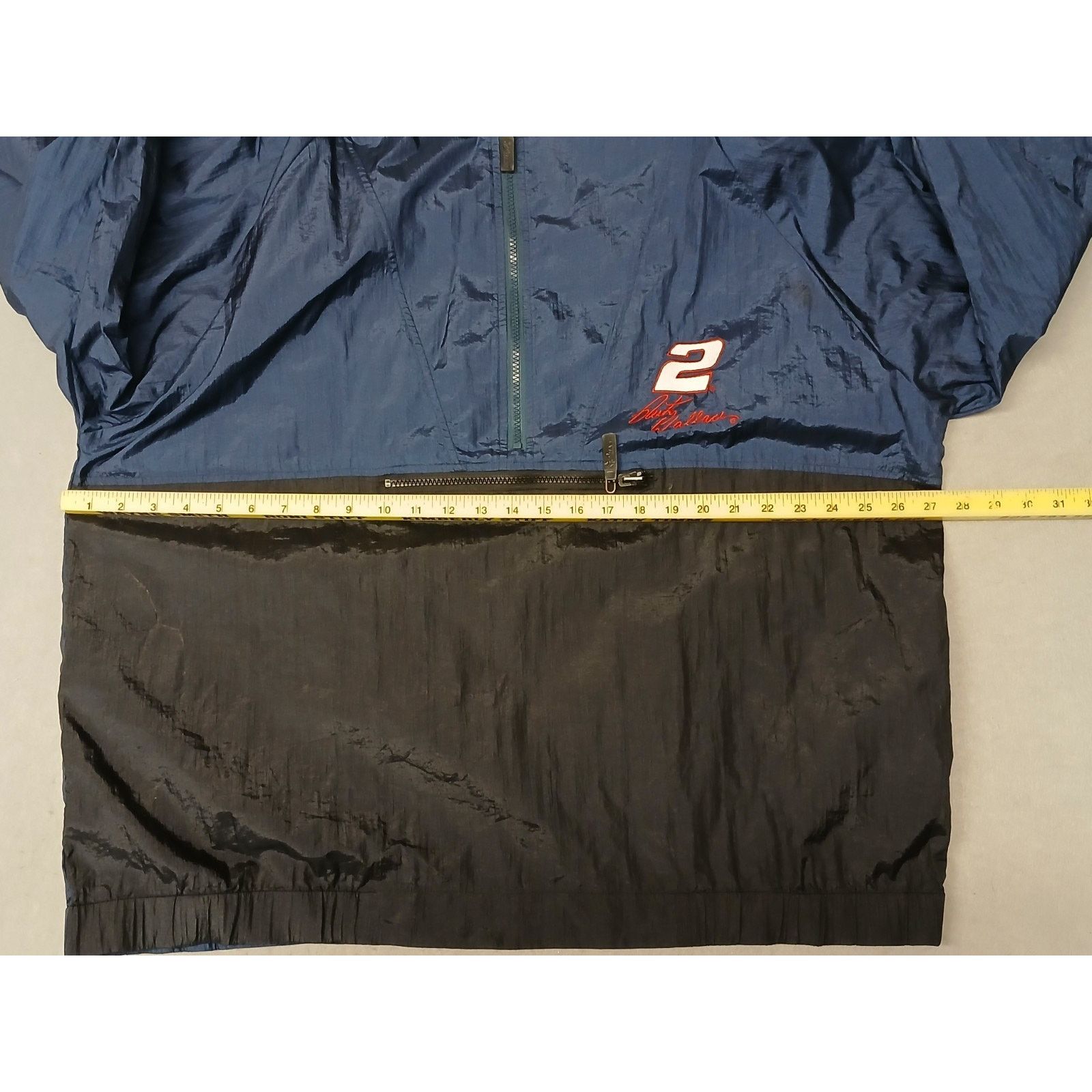 Chase Authentics Chase (2XL) Vintage NASCAR #2 R. Wallace Windbreaker Jacket Size US XXL / EU 58 / 5 - 3 Thumbnail
