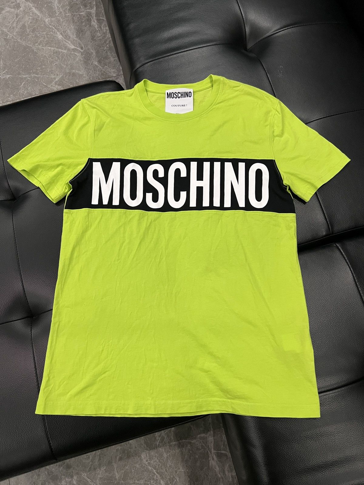 Moschino Moschino Patchwork Logo T-Shirt Size US M / EU 48-50 / 2 - 1 Thumbnail