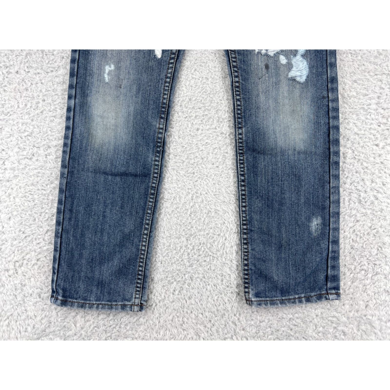 DKNY DKNY Women's Jeans Pants Size 12 Blue Denim Mid Rise 5-Pocket Straight Fit Cotton Blend Size 34" / US 12 / IT 48 - 6 Thumbnail