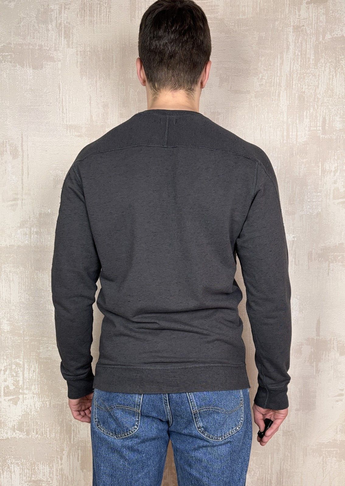 Diesel Diesel Crew Neck Sweatshirt Dark Gray Size US L / EU 52-54 / 3 - 12 Thumbnail