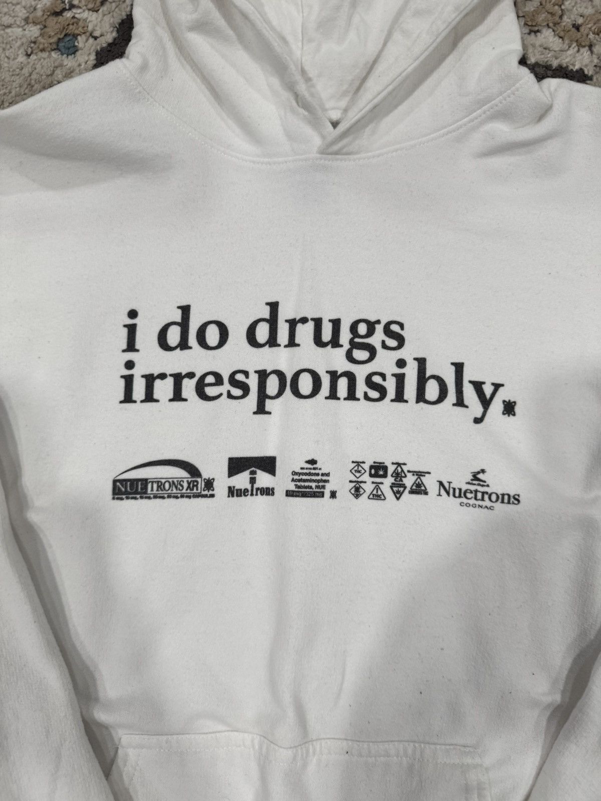Japanese Brand Nuetrons I Do Drugs Irresponsibly Hoodie Size US L / EU 52-54 / 3 - 2 Thumbnail