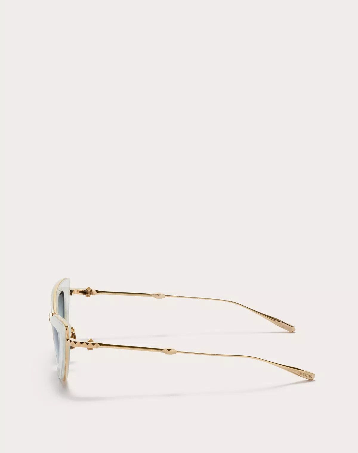 Valentino oc11z0725 Size: 50/ Eye Acetate Frame in White/Gold Size ONE SIZE - 3 Thumbnail