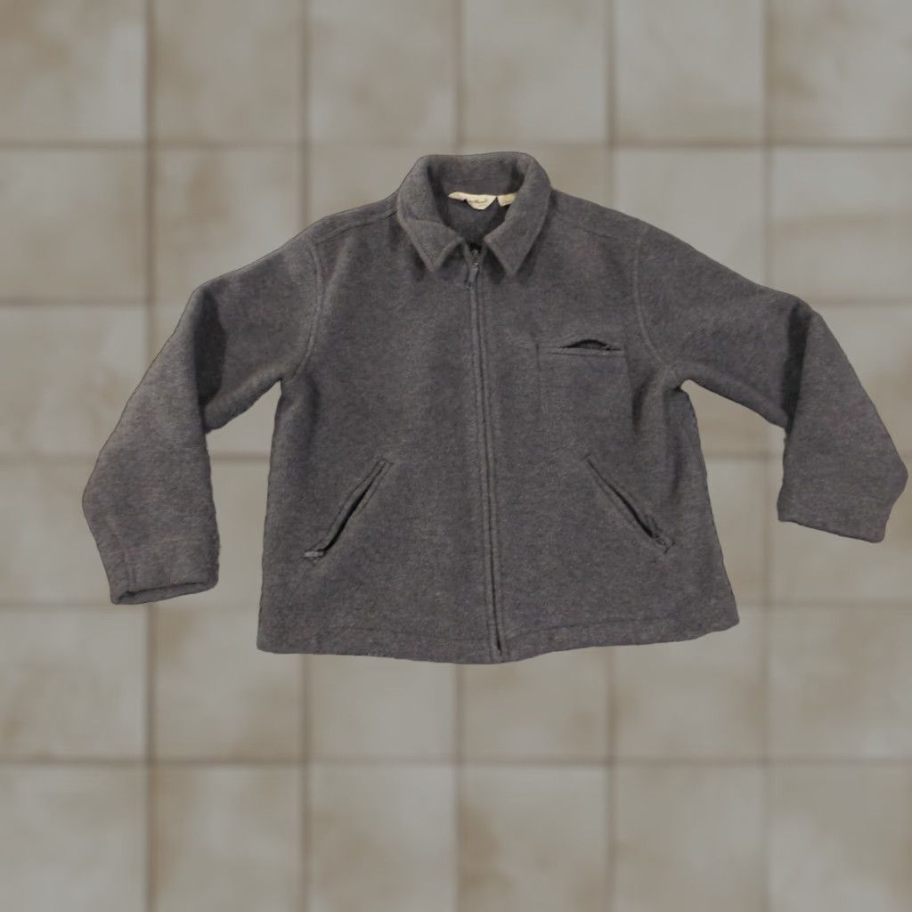 Eddie Bauer Eddie Bauer Jacket Womens M Gray Zip Vintage Outdoors Retro Polyester Lined Knit Logo Winter Regular Jacket Women No Holes or Tears Size M / US 6-8 / IT 42-44 - 1 Thumbnail
