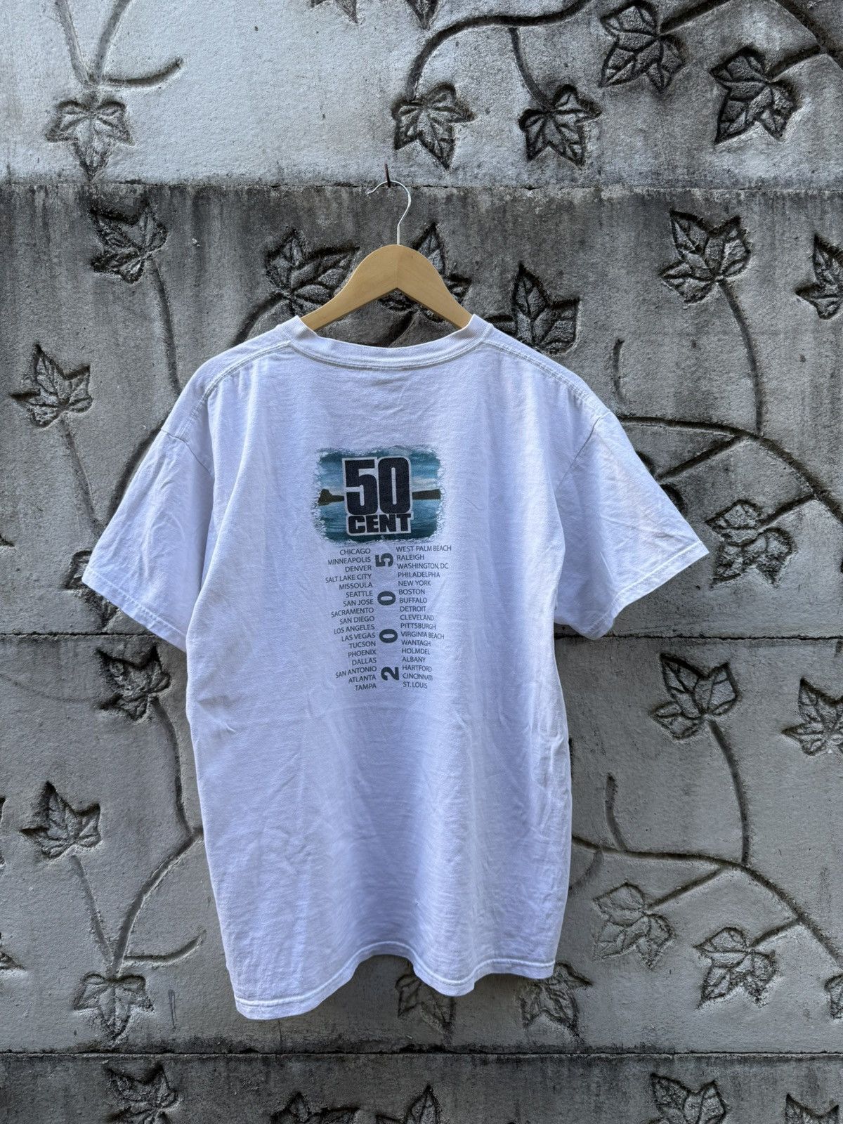 Rap Tees Vintage 50 Cent Rap 2005 Tour Shirt Size US L / EU 52-54 / 3 - 2 Thumbnail