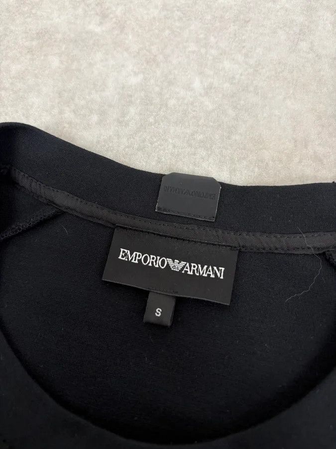 Emporio Armani 2010s Emporio Armani Black Pony Hair Wool Sweater Size US S / EU 44-46 / 1 - 5 Thumbnail