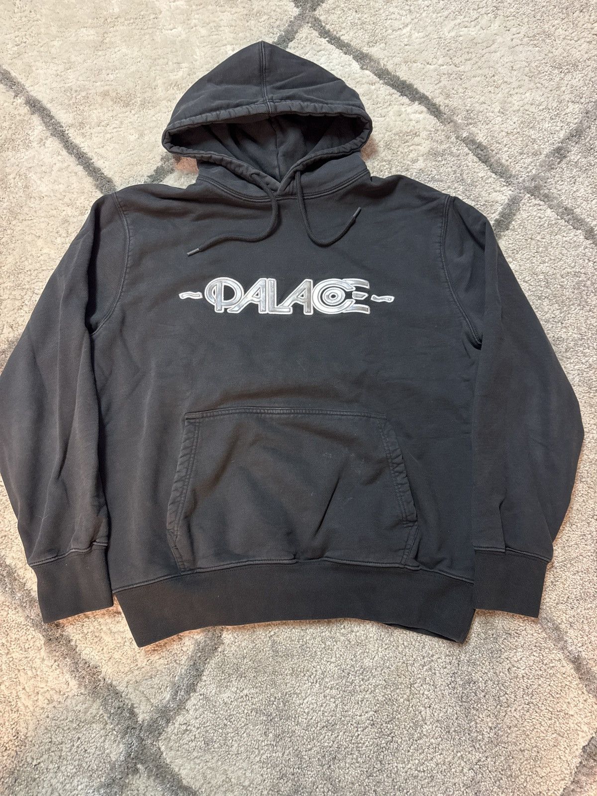 Palace Palace x McDonald's Logo Hoodie Black - 100