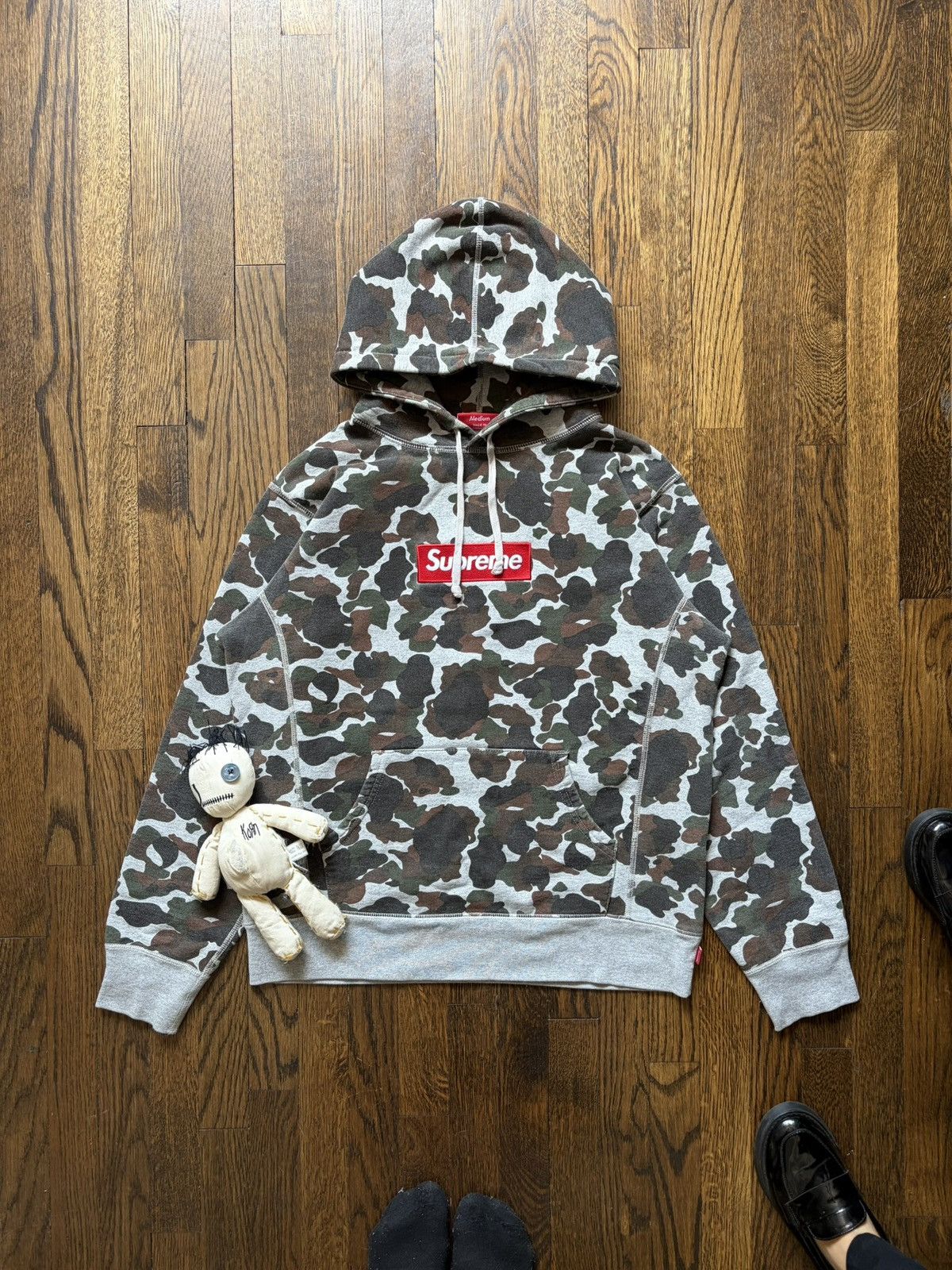 Supreme FW12 Duck Camo Box Logo Hoodie