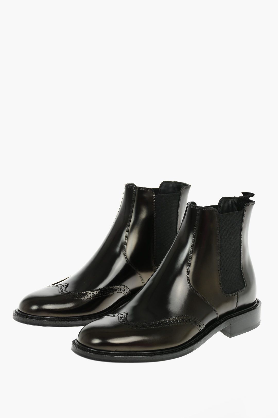 og1mm0724 Leather Chelsea Boots in Dark Chocolate Brown