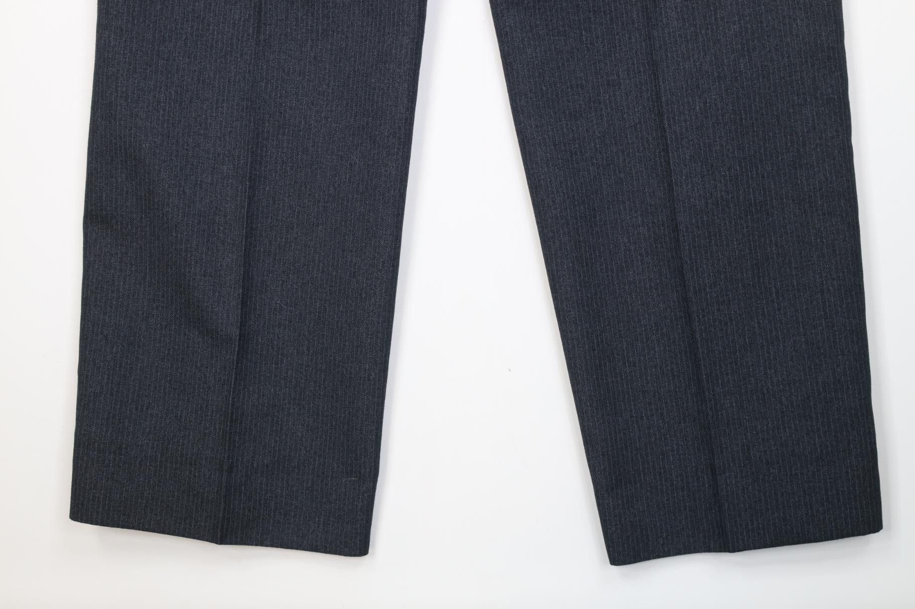 Vintage Vintage 70s Streetwear Knit Flared Wide Leg Chino Pants Gray Size US 30 / EU 46 - 12 Thumbnail