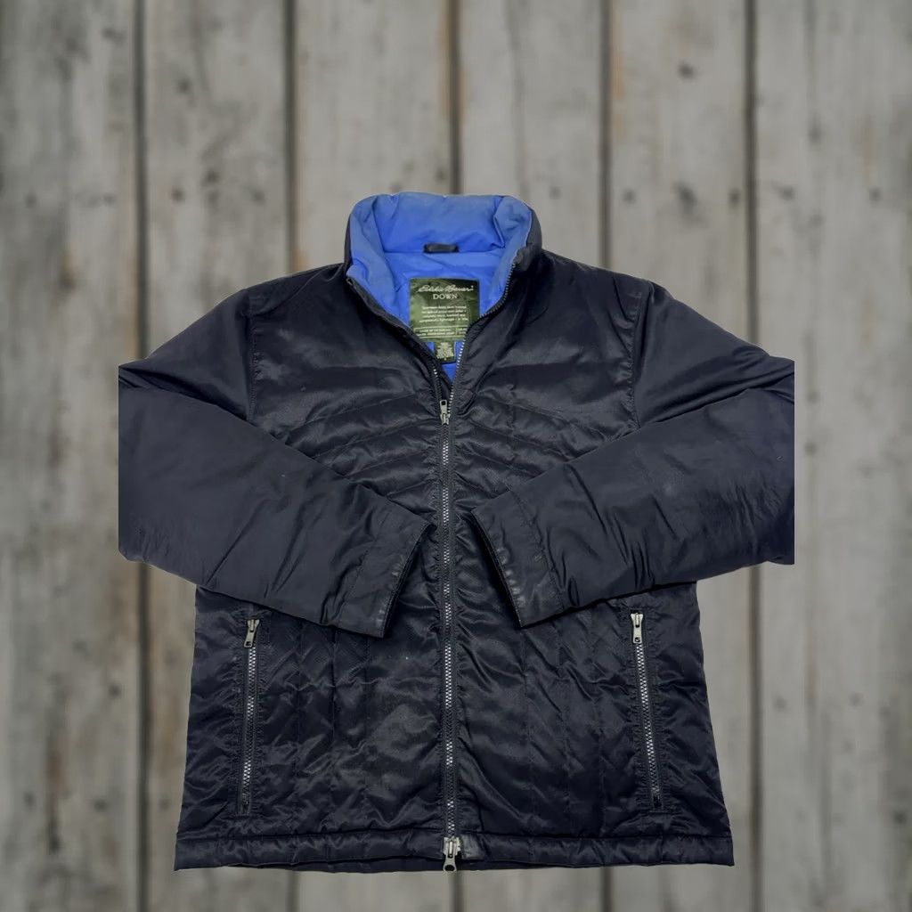 Eddie Bauer Eddie Bauer Bomber Jacket Mens Small Black Goose Down Quilted Full Zip Coat Regular Fit Nylon Lining Down Insulation 90s Theme Size US S / EU 44-46 / 1 - 1 Thumbnail
