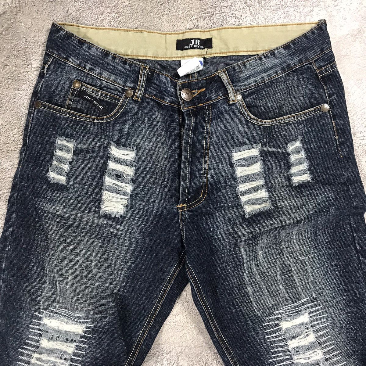 Vintage Vintage 90s Baggy Distressed Thrashed Jeans Grunge Skate 32 Size US 32 / EU 48 - 5 Thumbnail