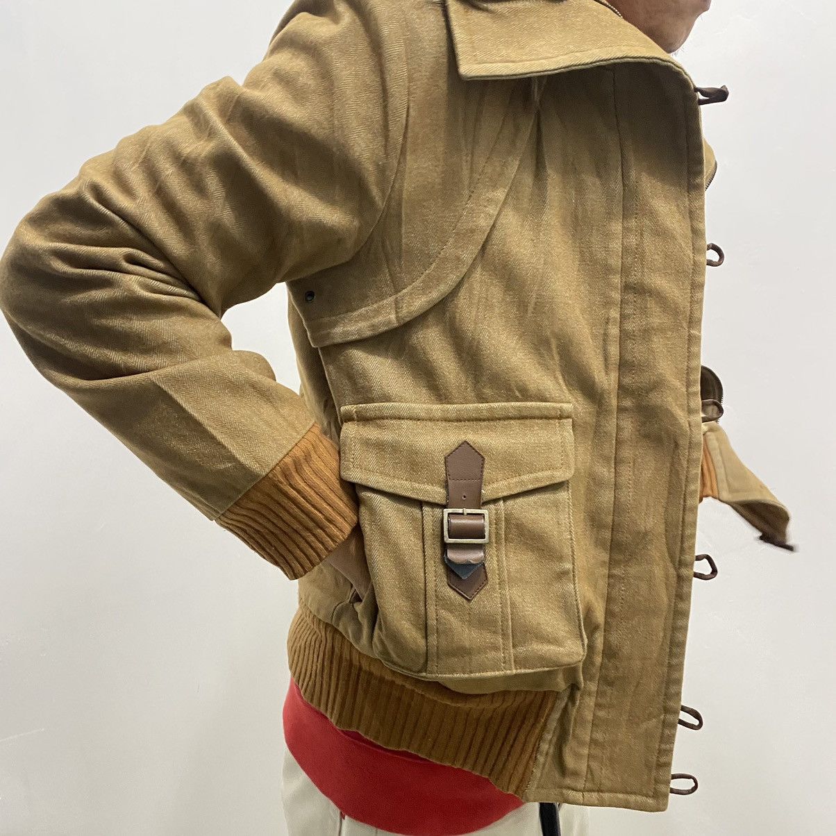 If Six Was Nine × Japanese Brand × Le Grande Bleu (L.G.B.) Vintage Egoist Fur Hooded Parka Jacket Size US M / EU 48-50 / 2 - 2 Thumbnail