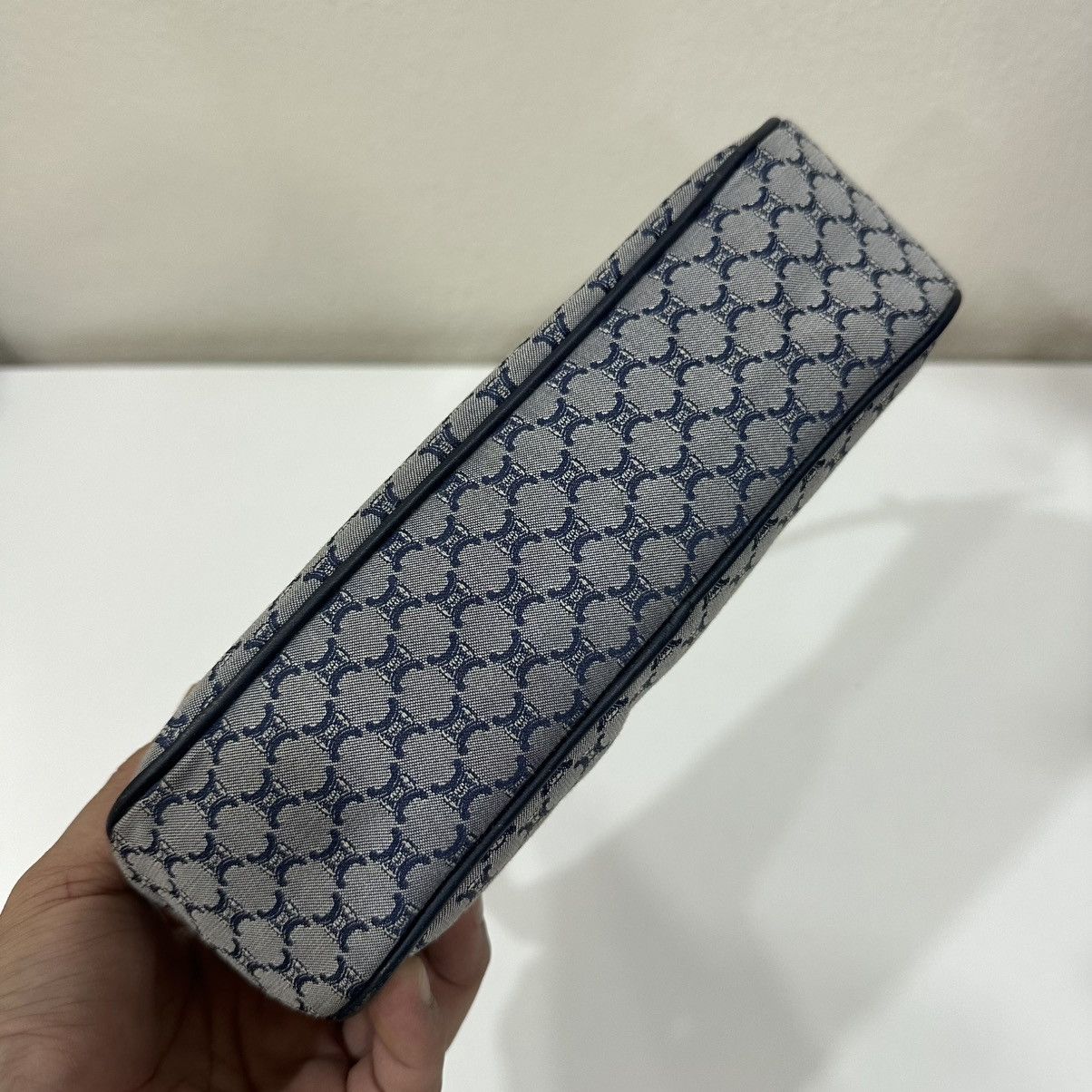 Celine ‼️LASTDROP‼️ CELINE MACADAM CANVAS POCHETTE POUCH HANDBAG Size ONE SIZE - 7 Thumbnail