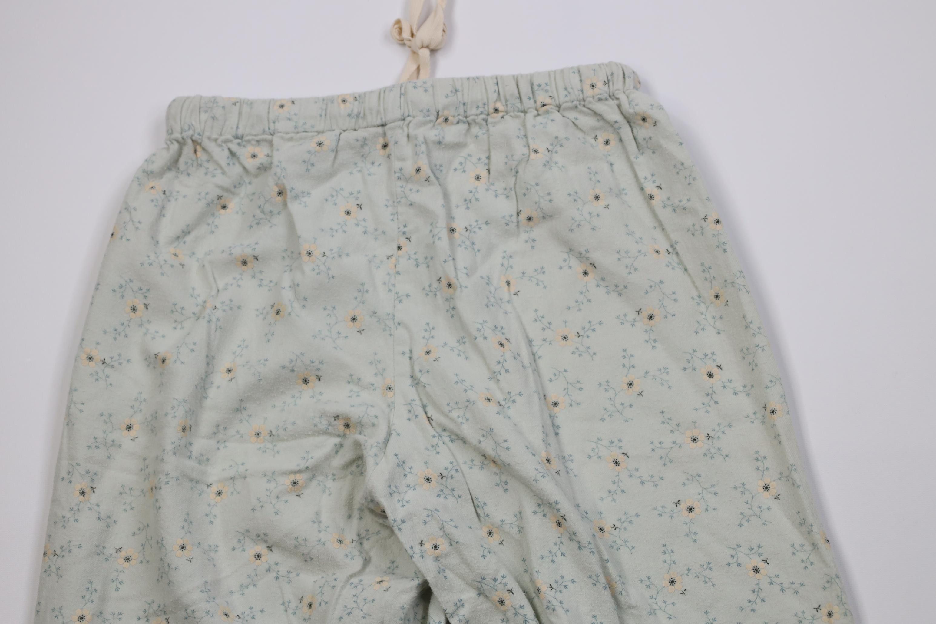 J.Crew Vintage 90s Y2K J Crew Flower Flannel Wide Leg Pajamas Pants Size 27" / US 4 / IT 40 - 9 Thumbnail