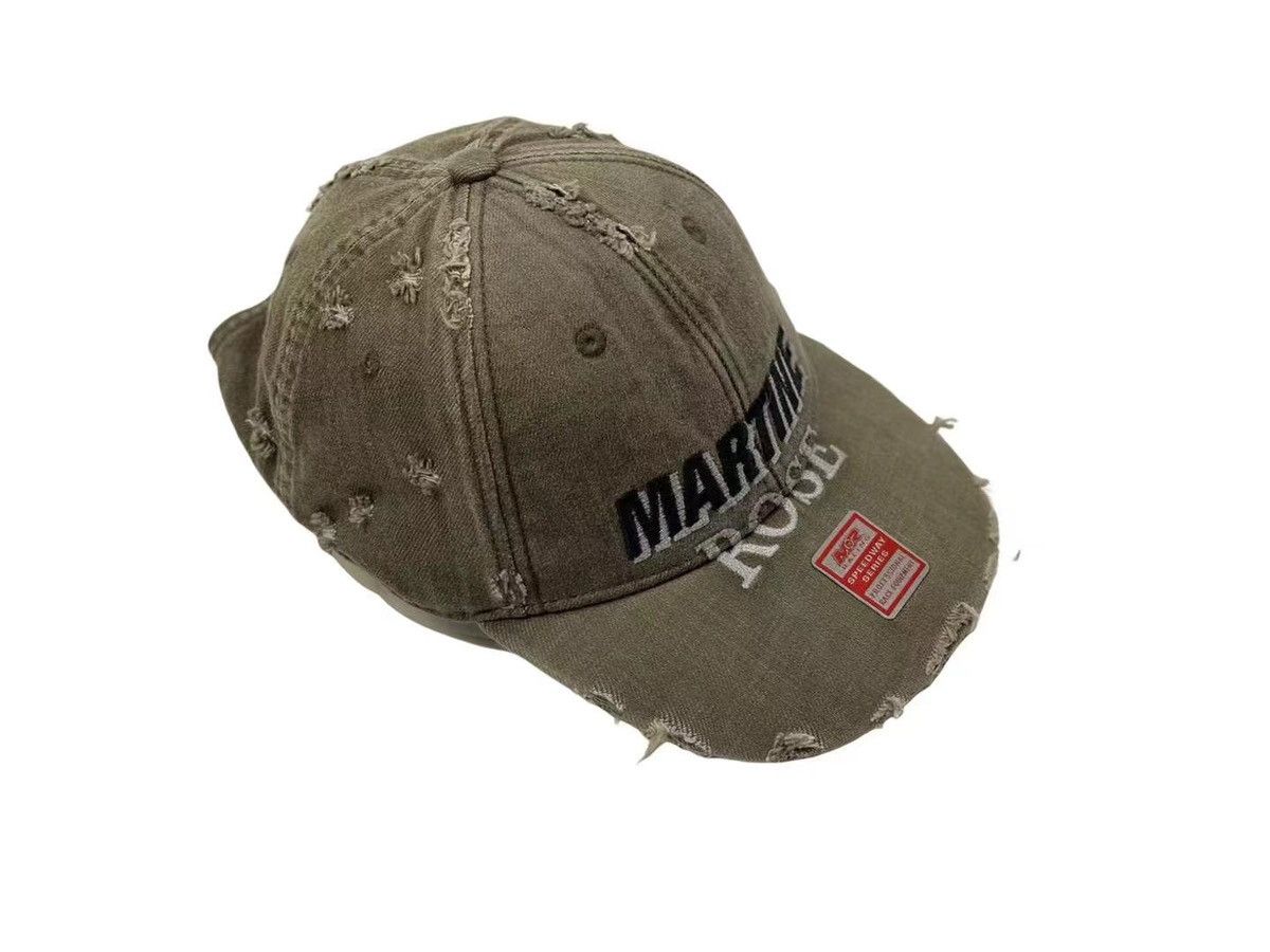 Martine Rose Martine Rose Distressed Cap Size ONE SIZE - 2 Thumbnail