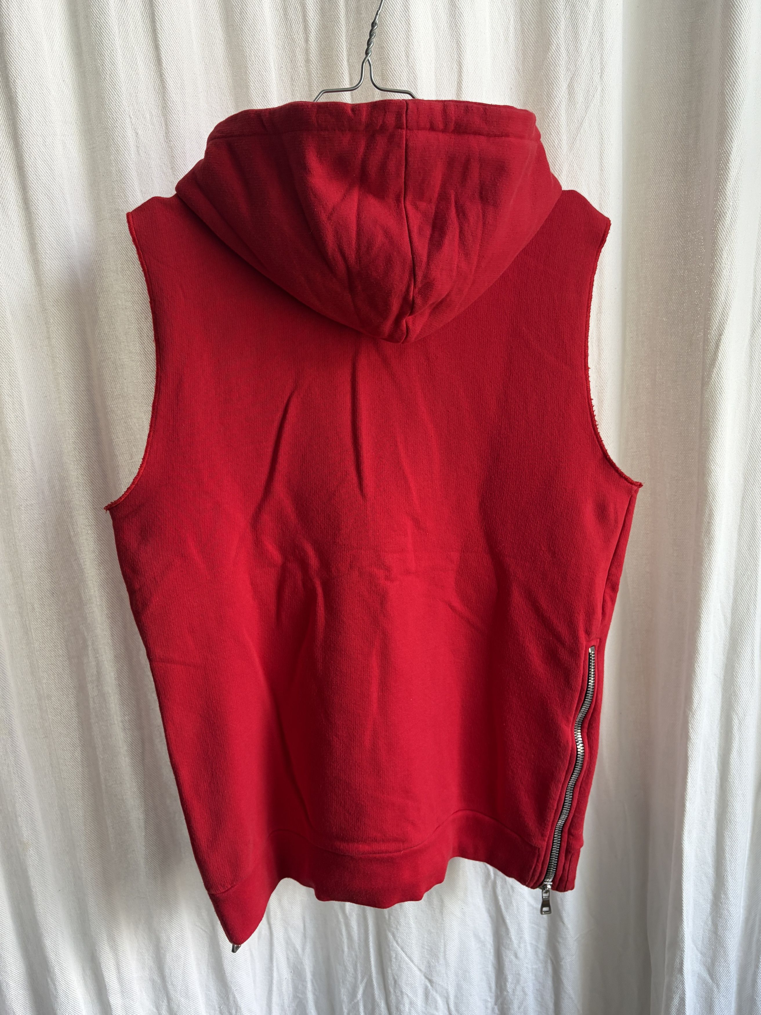 Balmain early 2010s Crest Embroidery Sleeveless Hoodie Size US M / EU 48-50 / 2 - 6 Thumbnail