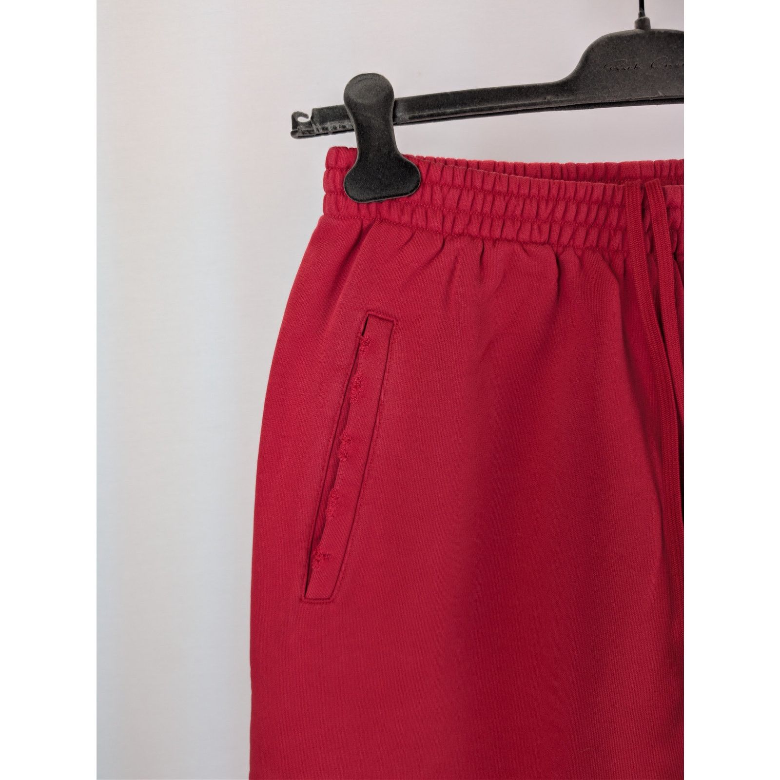 Balenciaga o1rshd1 Baggy Sweatpants Trousers in Red/black Size US 30 / EU 46 - 5 Thumbnail