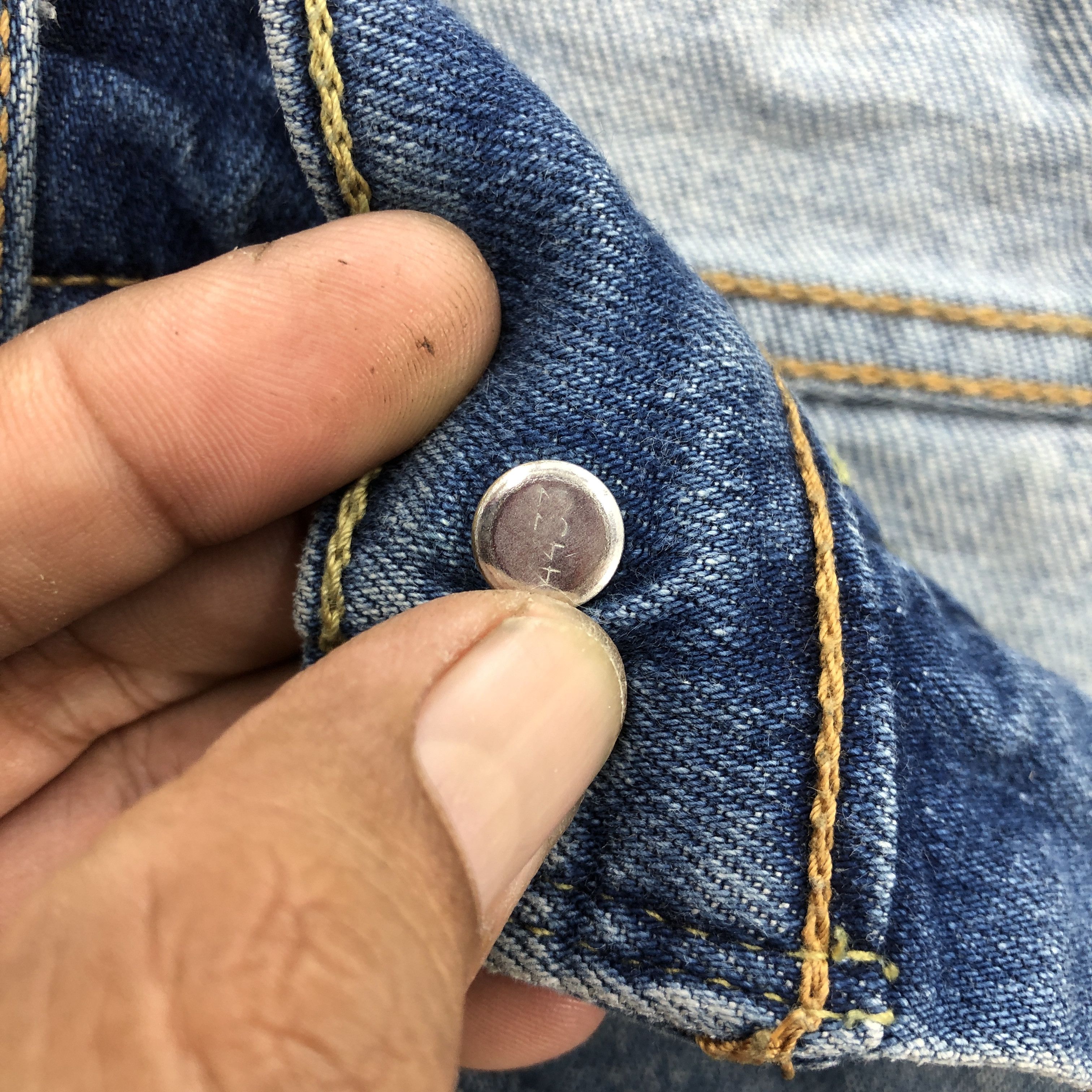 Levi's × Vintage Vintage Y2K Levis Distressed Jeans Levi's Faded Mud Denim Size US 38 / EU 54 - 7 Thumbnail