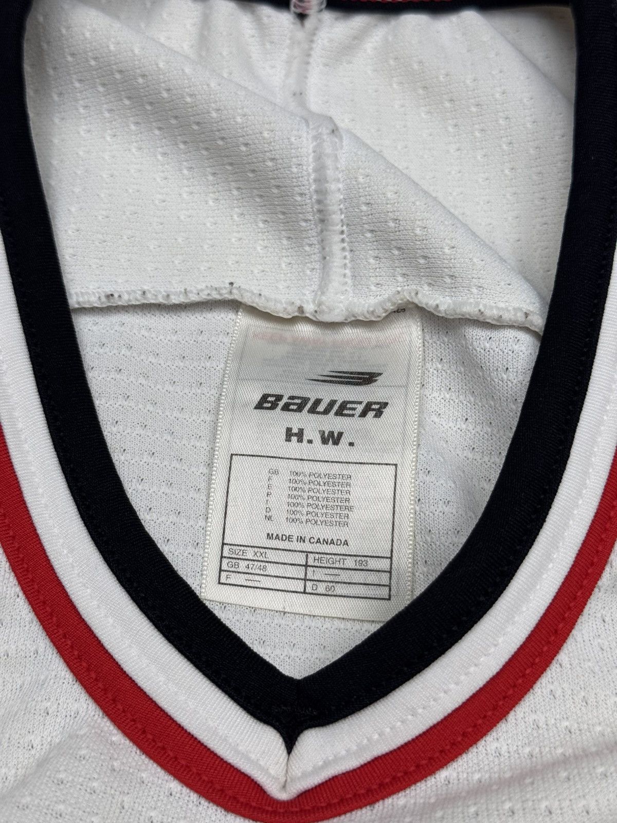 Other Vintage Canada Bauer Hockey Jersey Big Logo Red/White Size M Size US XXL / EU 58 / 5 - 10 Thumbnail