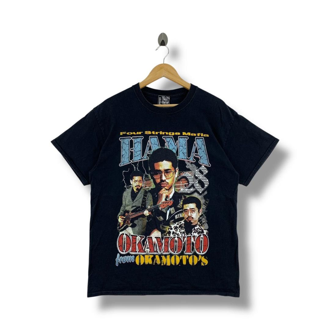 Japanese Brand × Vintage Vintage HAMA OKAMOTO Four strings mafia japanese tee design Size US L / EU 52-54 / 3 - 1 Thumbnail