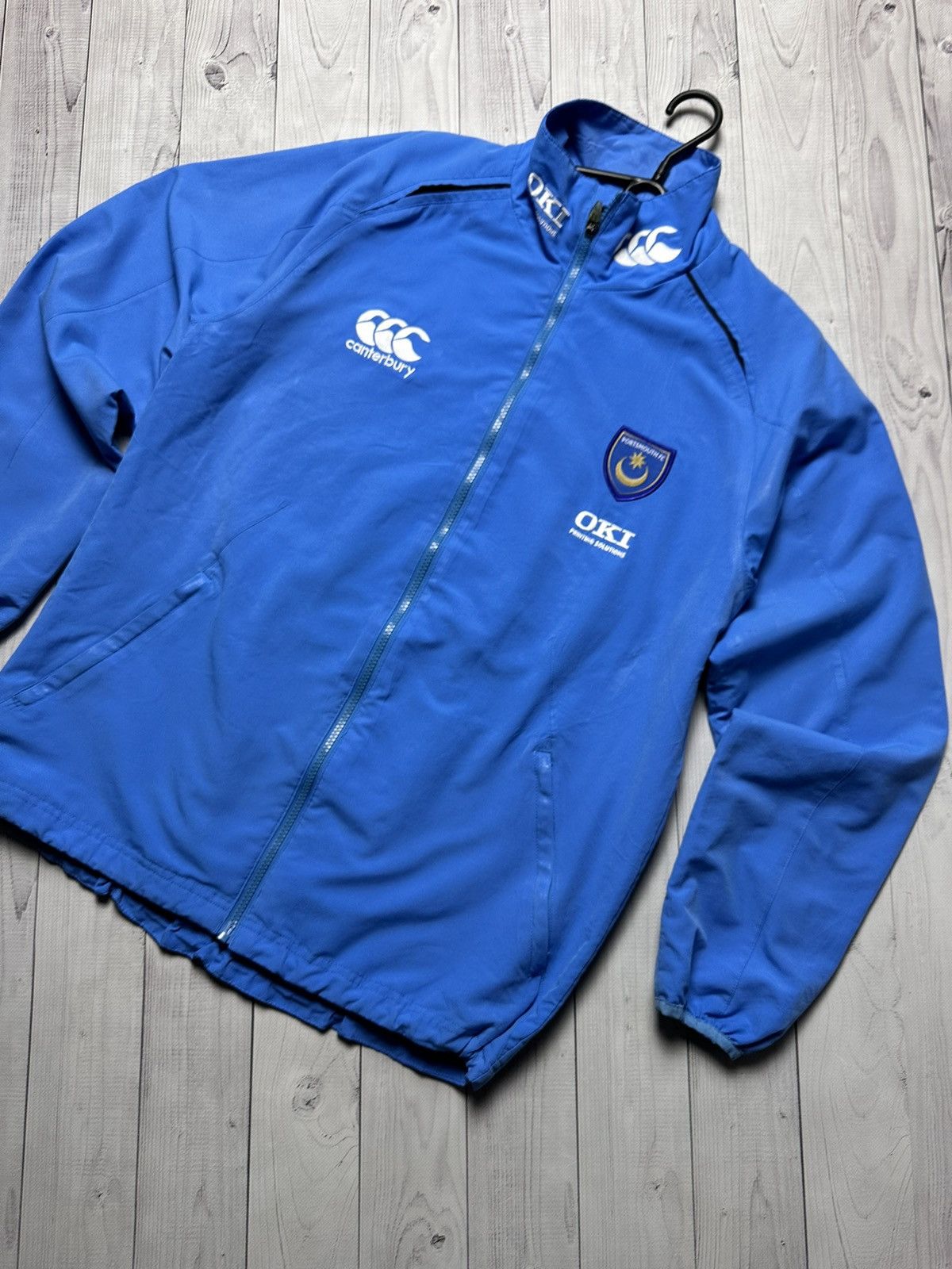 Canterbury of New Zealand × Vintage Vintage Portsmouth soccer track jacket blue Canterbury M Size US M / EU 48-50 / 2 - 4 Thumbnail