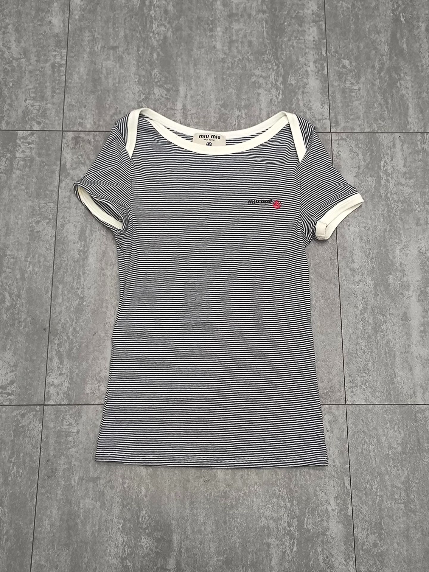 Miu Miu Miu Miu Collab Black T-Shirt M Women Size M / US 6-8 / IT 42-44 - 1 Thumbnail