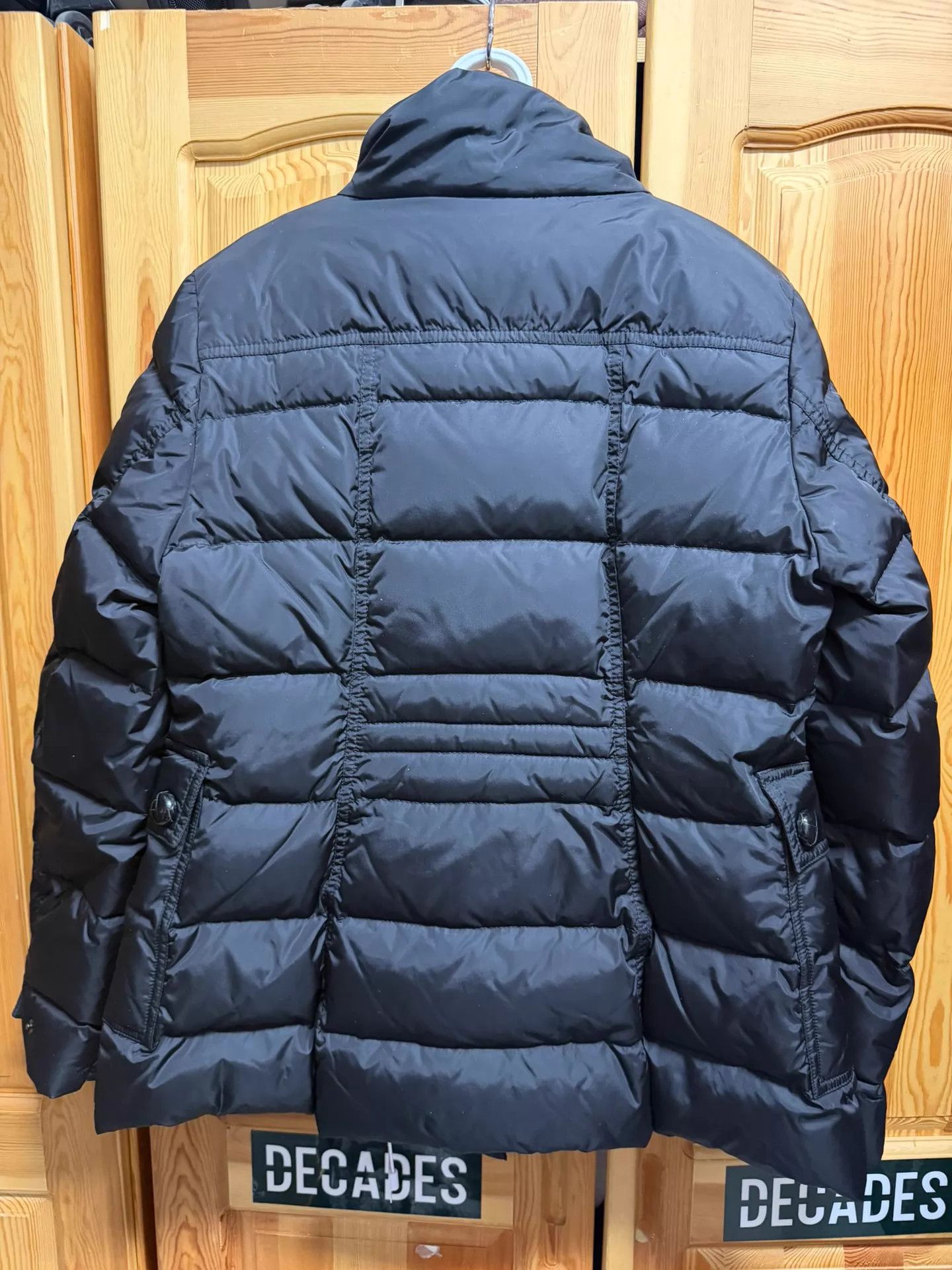 Moncler Moncler Black High Neck Logo Down Jacket Size 2 Size US M / EU 48-50 / 2 - 3 Thumbnail