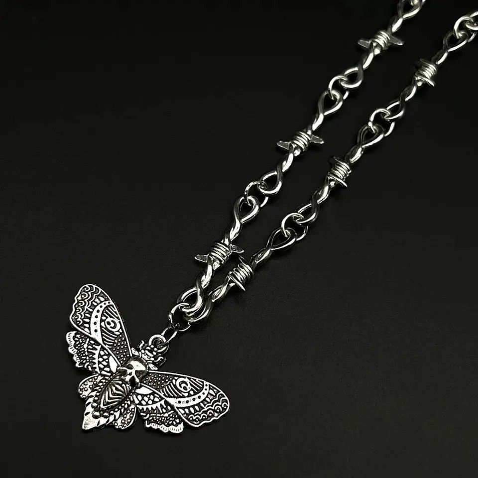 Jewelry Barbed Wire Necklace Size ONE SIZE - 4 Thumbnail