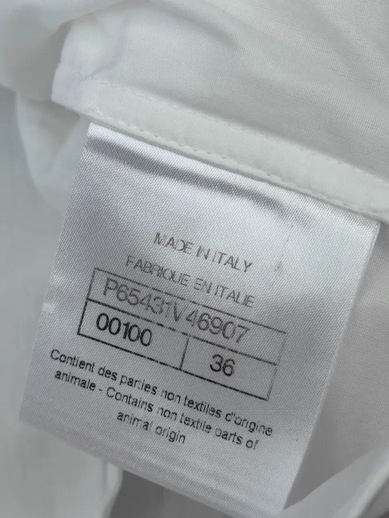Chanel Chanel Court style white shirt Size XS / US 0-2 / IT 36-38 - 3 Thumbnail