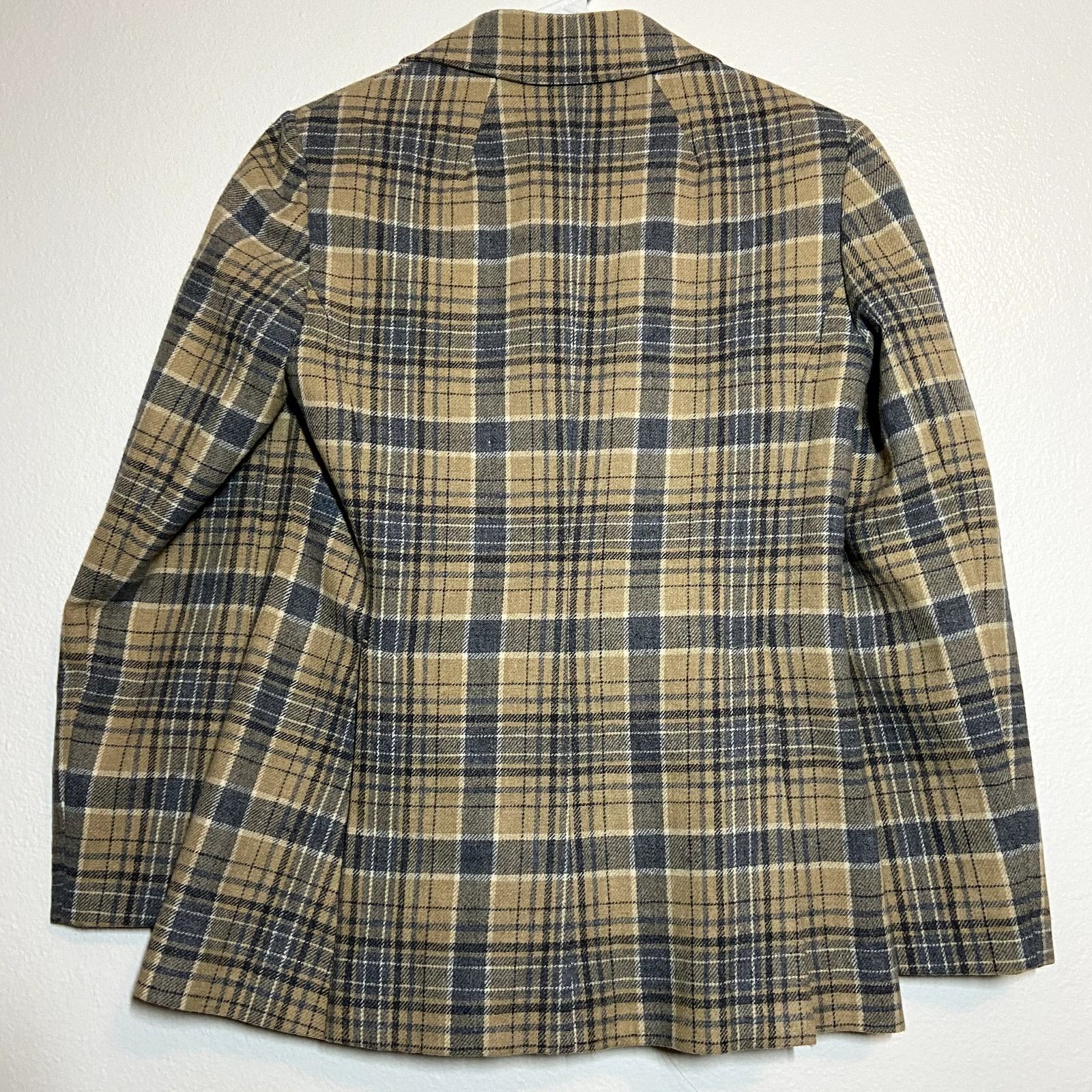 Pendleton VTG Pendleton Blazer Suit Pure Wool 3-Button Front Plaid 8 Size M / US 6-8 / IT 42-44 - 4 Thumbnail