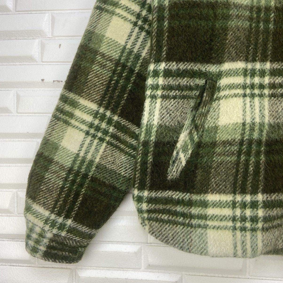 Towncraft Vintage 70s Towncraft Penneys Sherpa Mohair Plaid Jacket Size US M / EU 48-50 / 2 - 6 Thumbnail