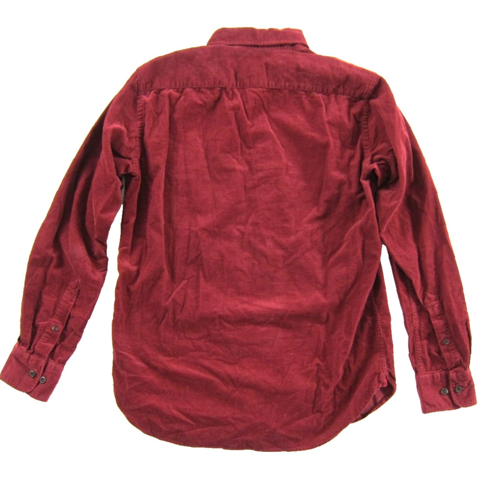 Uniqlo Uniqlo Shirt Men Small Red 100% Cotton Corduroy Button Up Long Sleeve Size US S / EU 44-46 / 1 - 2 Thumbnail