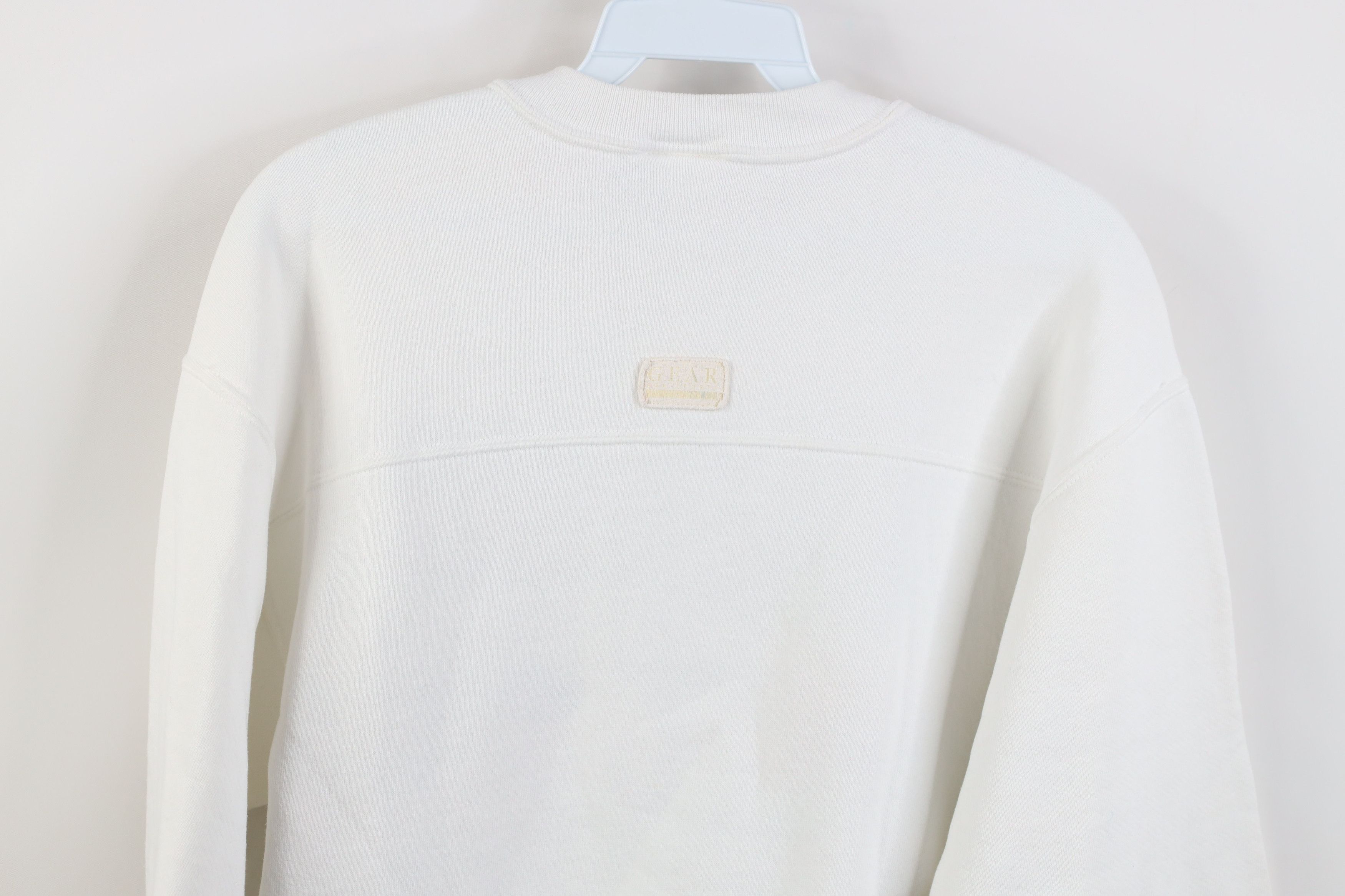 Vintage Vintage 90s Streetwear Creek Sailing Sweatshirt White USA Size M / US 6-8 / IT 42-44 - 12 Thumbnail
