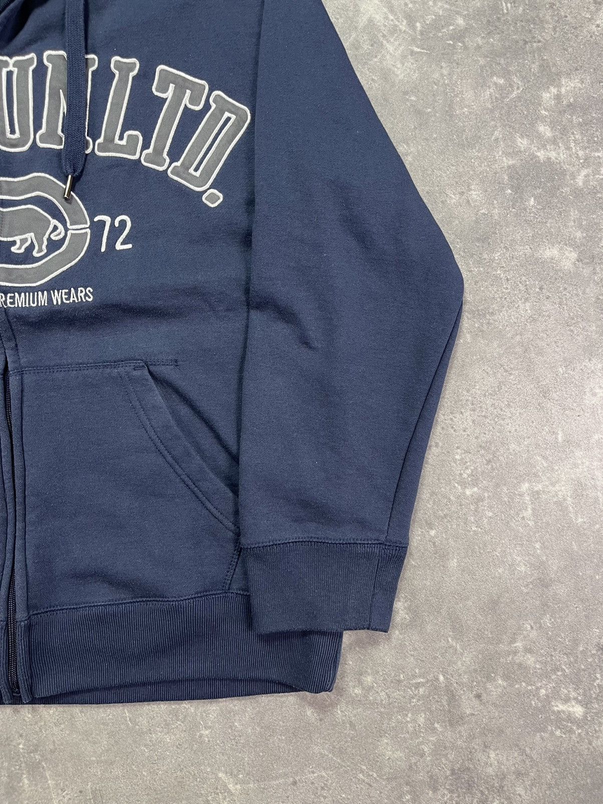 Ecko Unltd. Ecko Unltd. Dark Blue Big Logo Baggy Zip Hoodie XL Size US XL / EU 56 / 4 - 5 Thumbnail