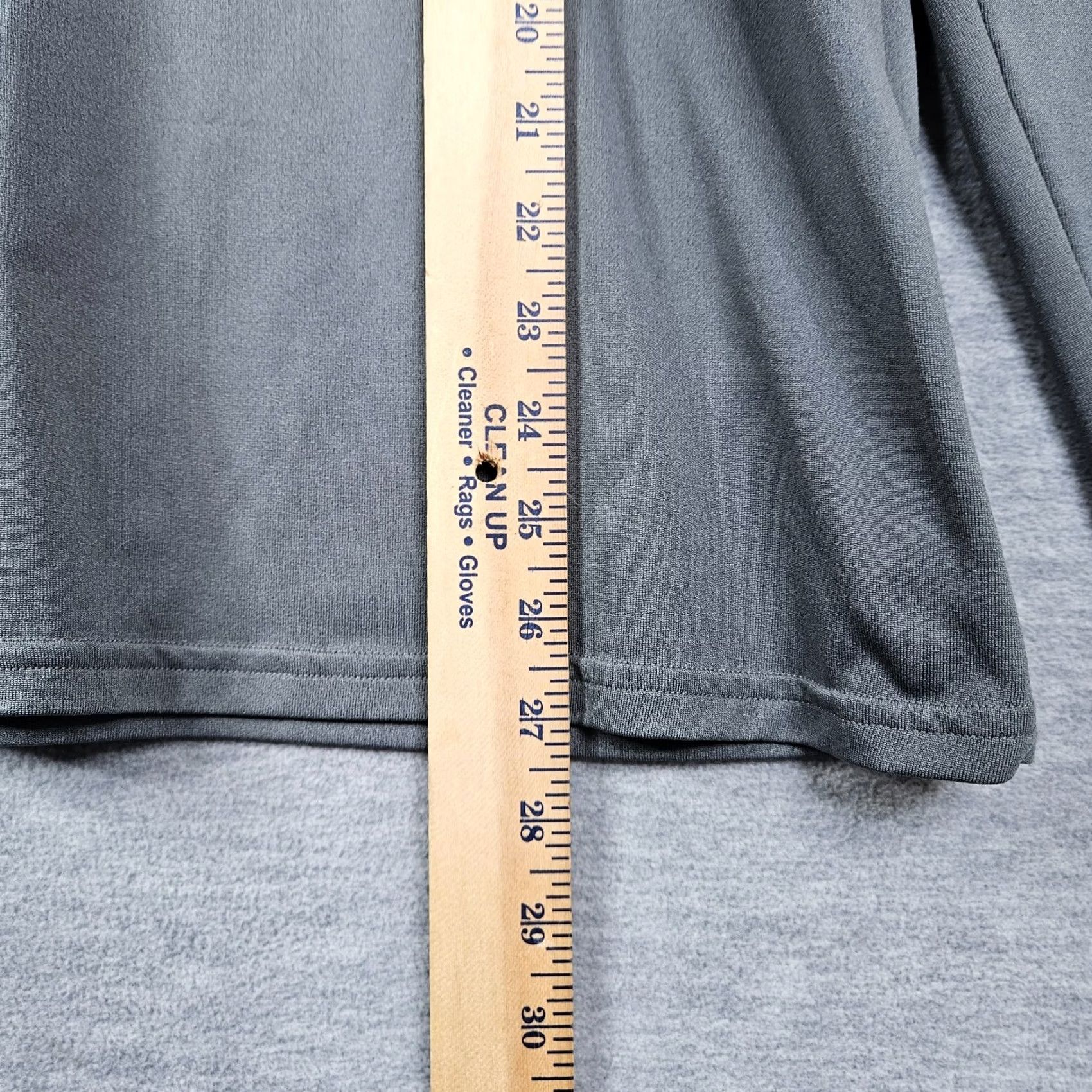 Gymshark GYMSHARK Men's Dark Gray Long Sleeve Workout T-shirt L Regular Size Size US L / EU 52-54 / 3 - 3 Thumbnail