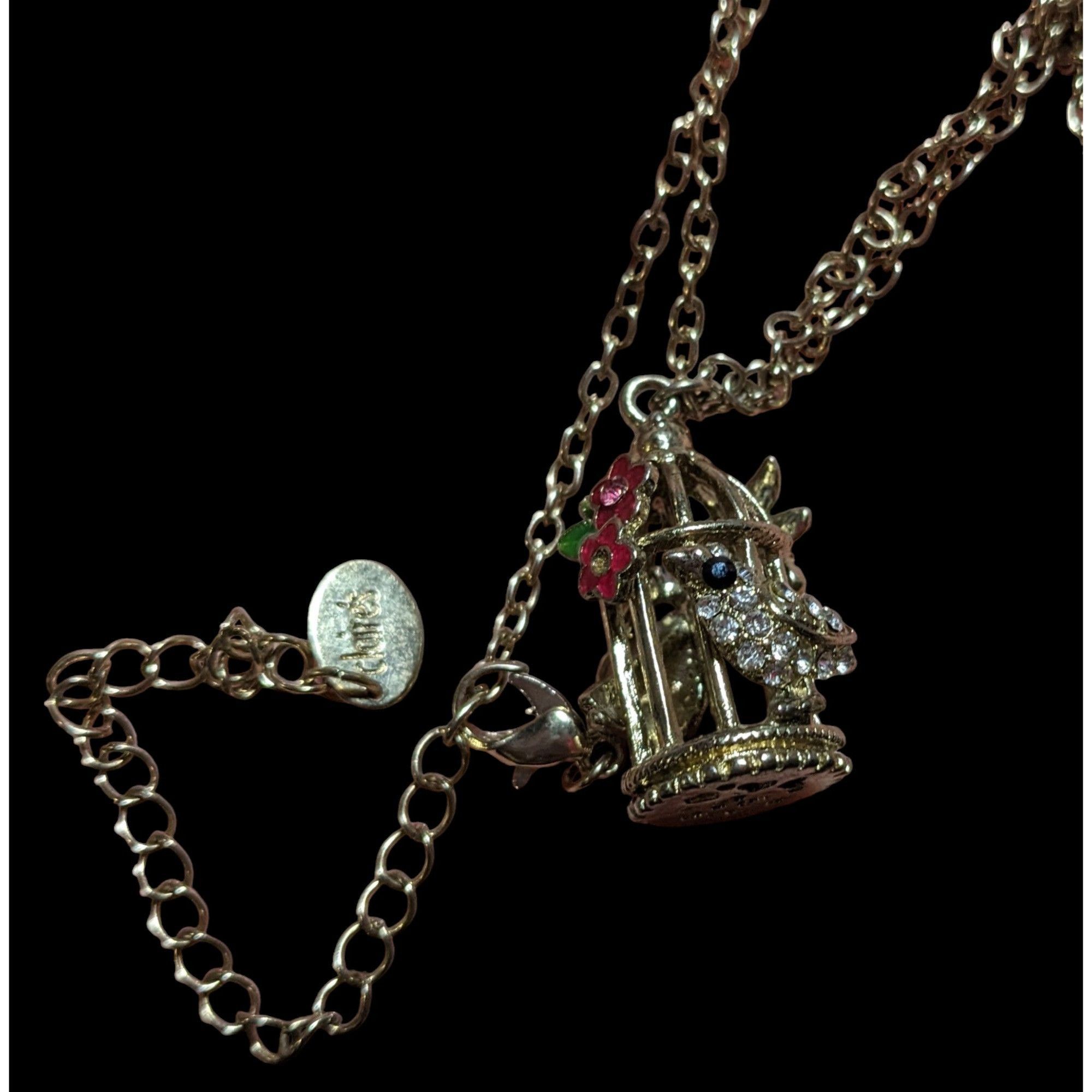 Other Cottagecore Gold Floral Birdcage Necklace Size ONE SIZE - 5 Thumbnail
