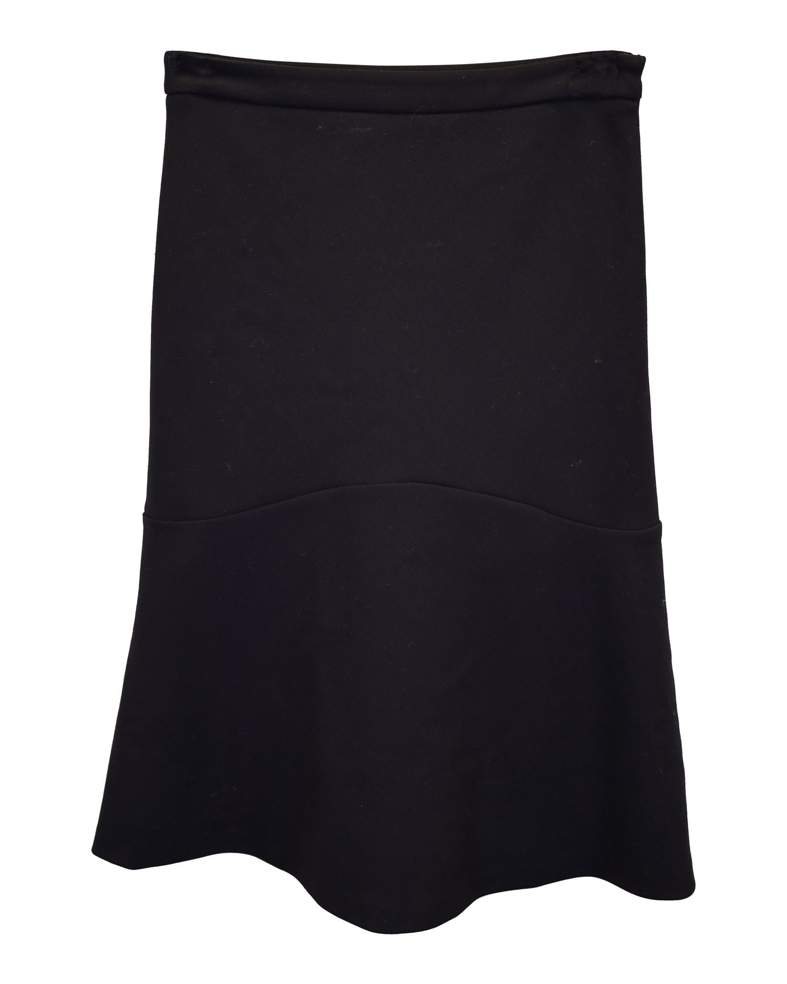 Etro Etro A-Line Knee-Length Skirt in Black Rayon Size 24" / US 00 / IT 34 - 1 Thumbnail