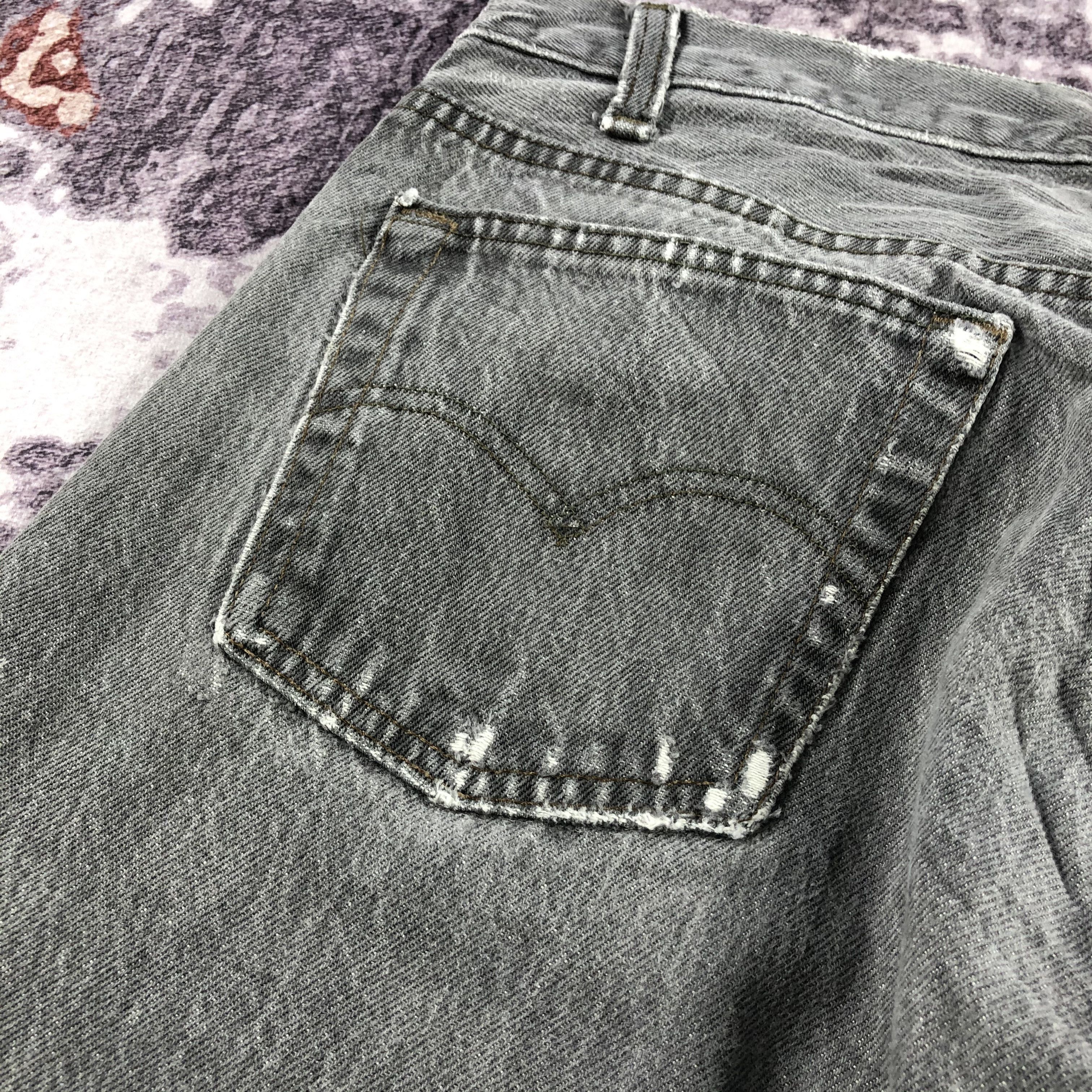 Levi's × Vintage Vintage 90s Sunfaded Levis 501 Jeans-JM2224 Size US 31 - 7 Thumbnail
