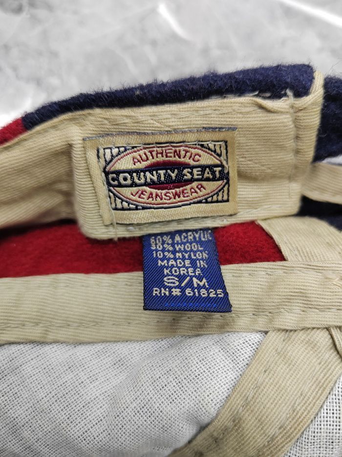 Vintage Vintage County Seat Wool Multicolour Rare Cap Hat Size ONE SIZE - 7 Thumbnail