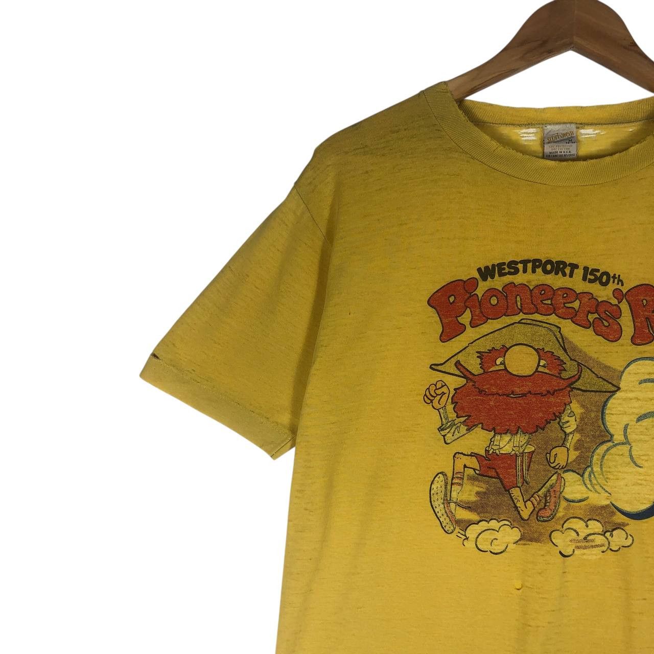 Vintage Vintage Westport 150th Pioneers Run Sportwear T-Shirt Size US M / EU 48-50 / 2 - 3 Thumbnail