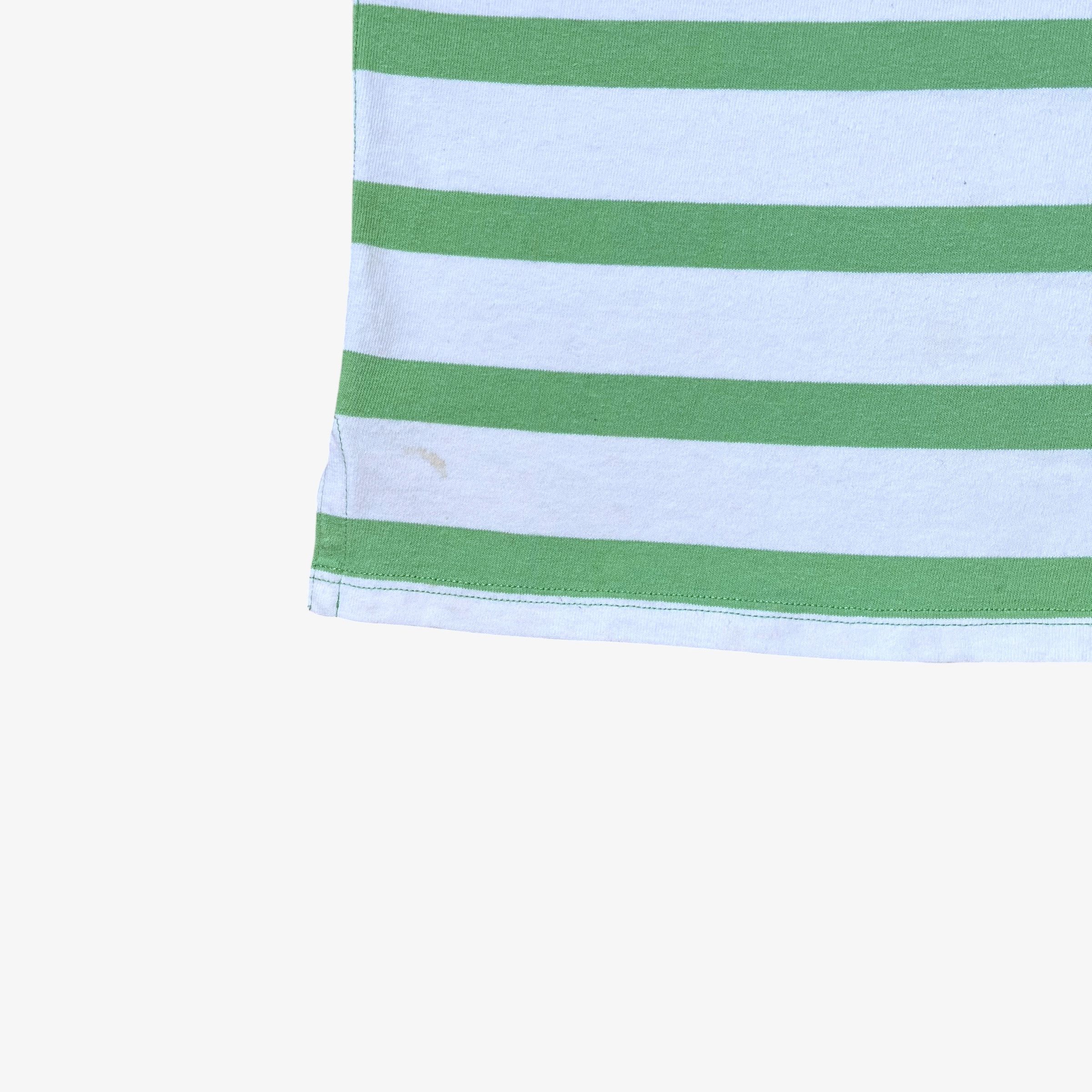 Ralph Lauren Vintage 90s Polo Ralph Lauren Green Striped Rugby Shirt Size US L / EU 52-54 / 3 - 6 Thumbnail