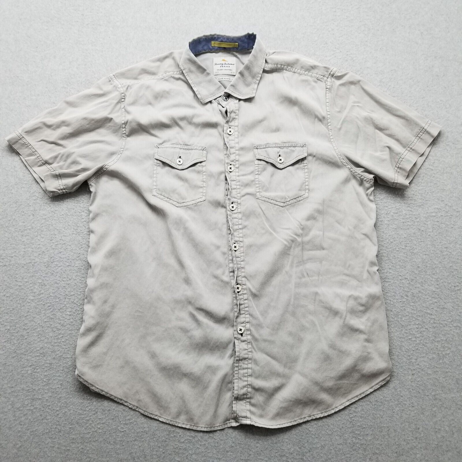 Tommy Bahama Tommy Bahama Shirt Mens XL Button Up Pockets Relaxed Size US XL / EU 56 / 4 - 1 Thumbnail