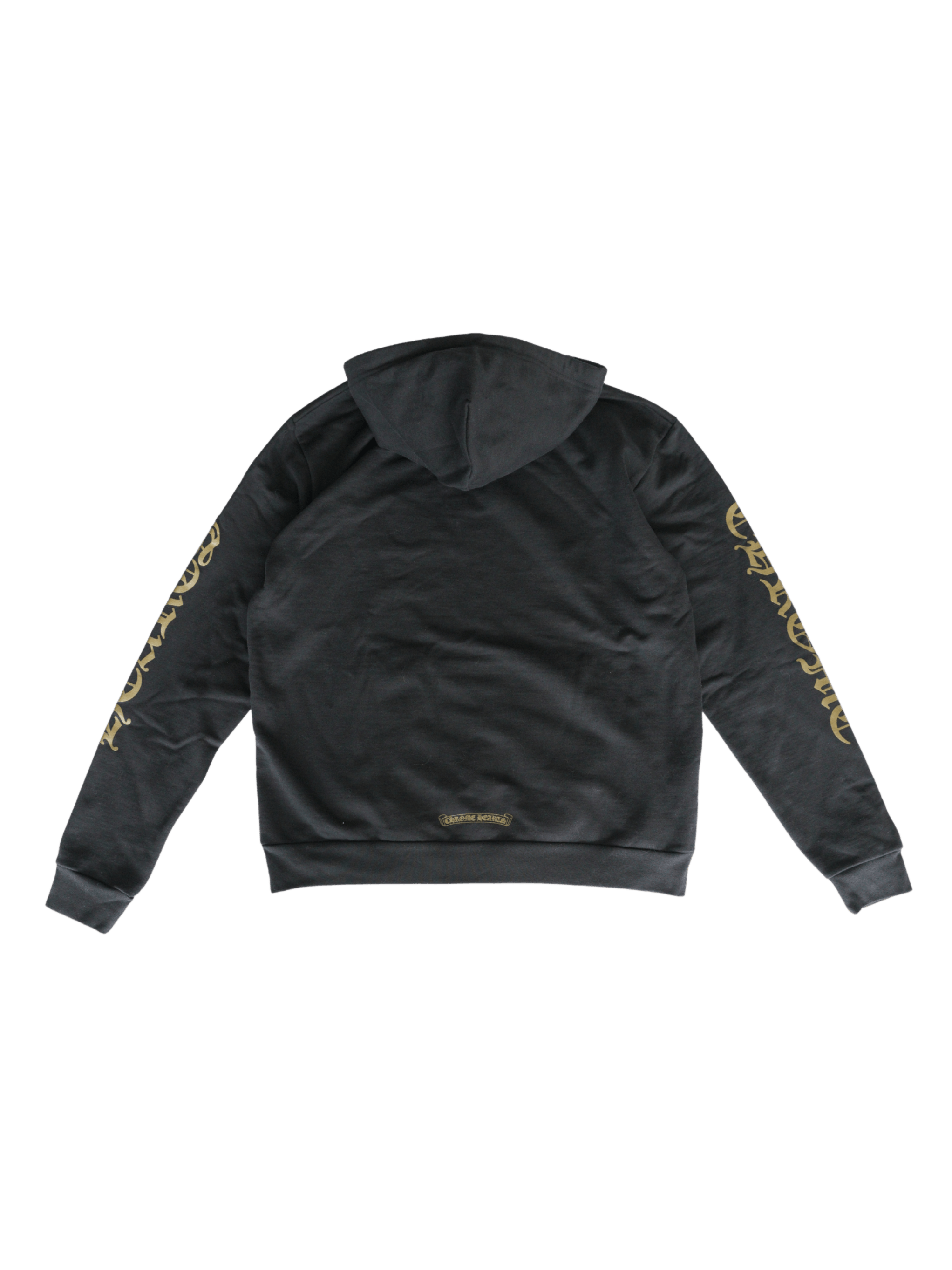 Chrome Hearts Chrome Hearts Yellow Vertical Logo Hoodie - Black Size US M / EU 48-50 / 2 - 2 Thumbnail