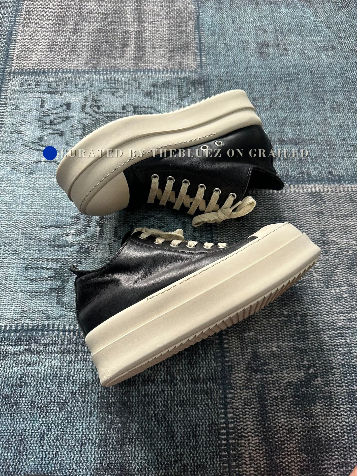 Rick Owens Rick Owens Low-Top Thick-Soled Sneakers Size US 7 / IT 37 - 1 Thumbnail